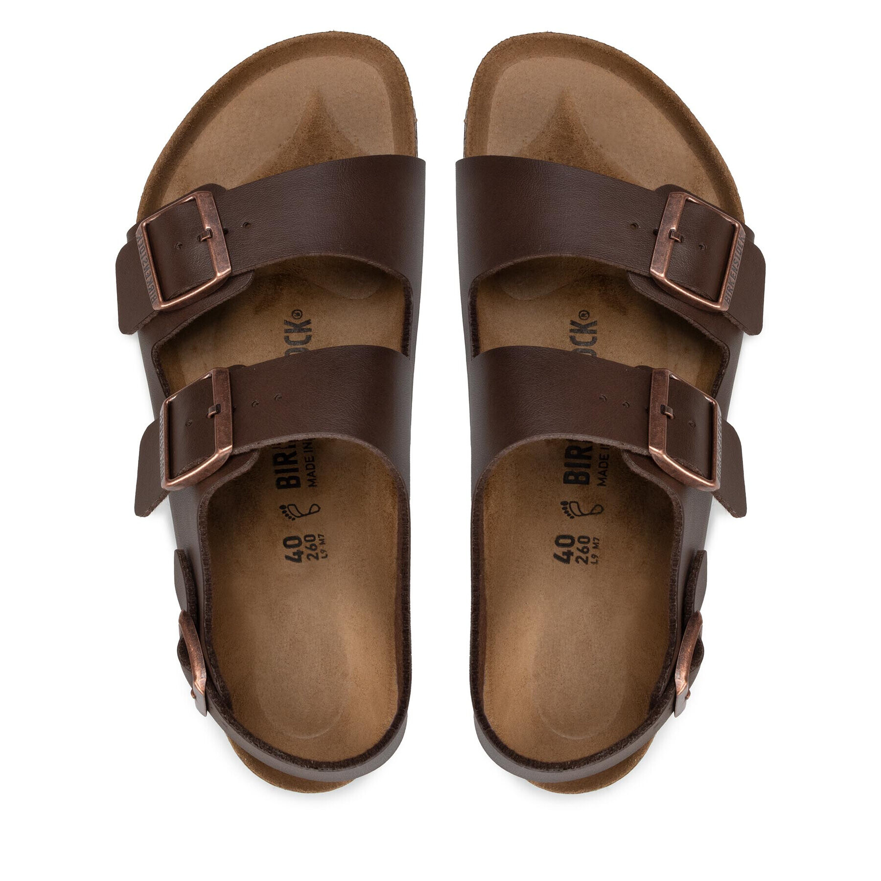 Birkenstock Sandály Milano 034701 Hnědá - Pepit.cz