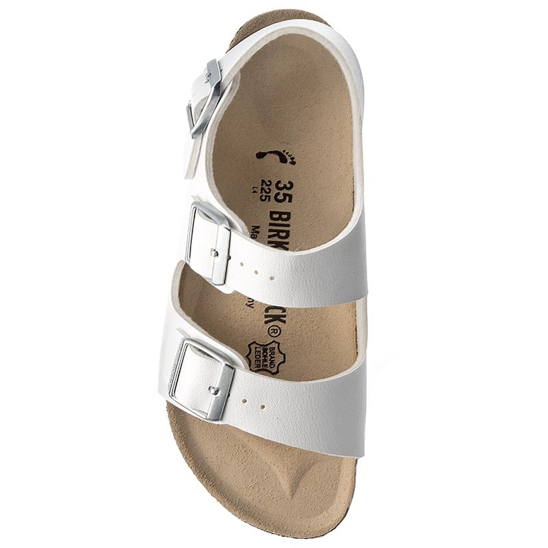 Birkenstock Sandály Milano 034733 Bílá - Pepit.cz