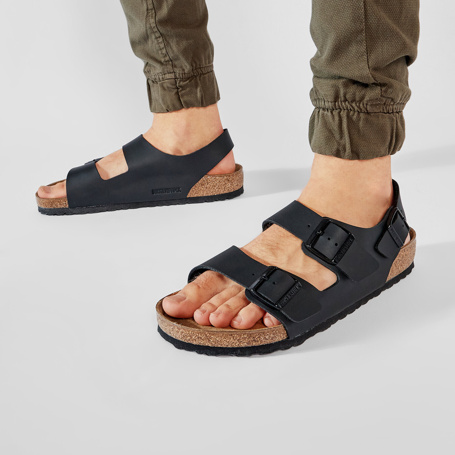 Birkenstock Sandály Milano 034791 Černá - Pepit.cz