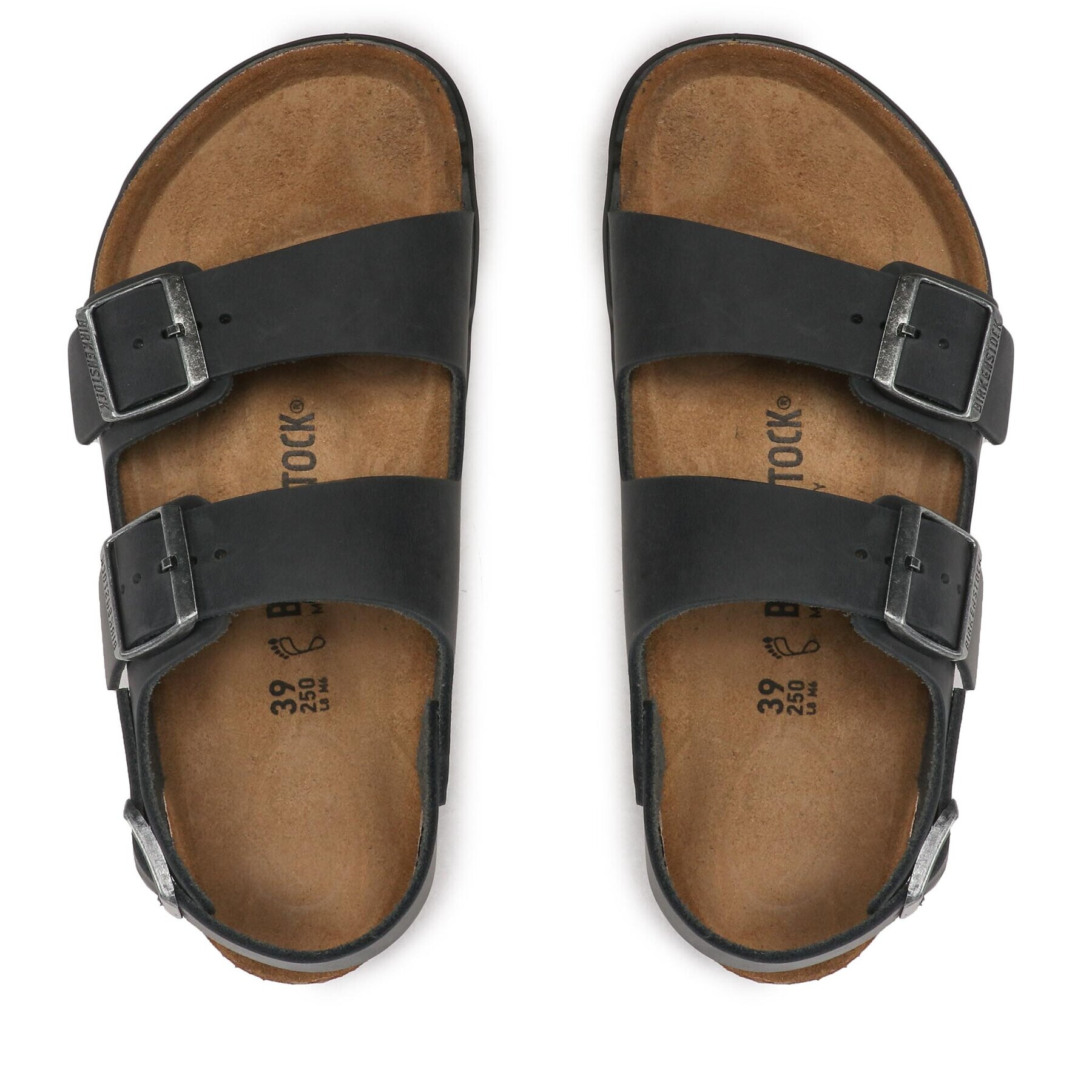 Birkenstock Sandály Milano 1018426 Černá - Pepit.cz