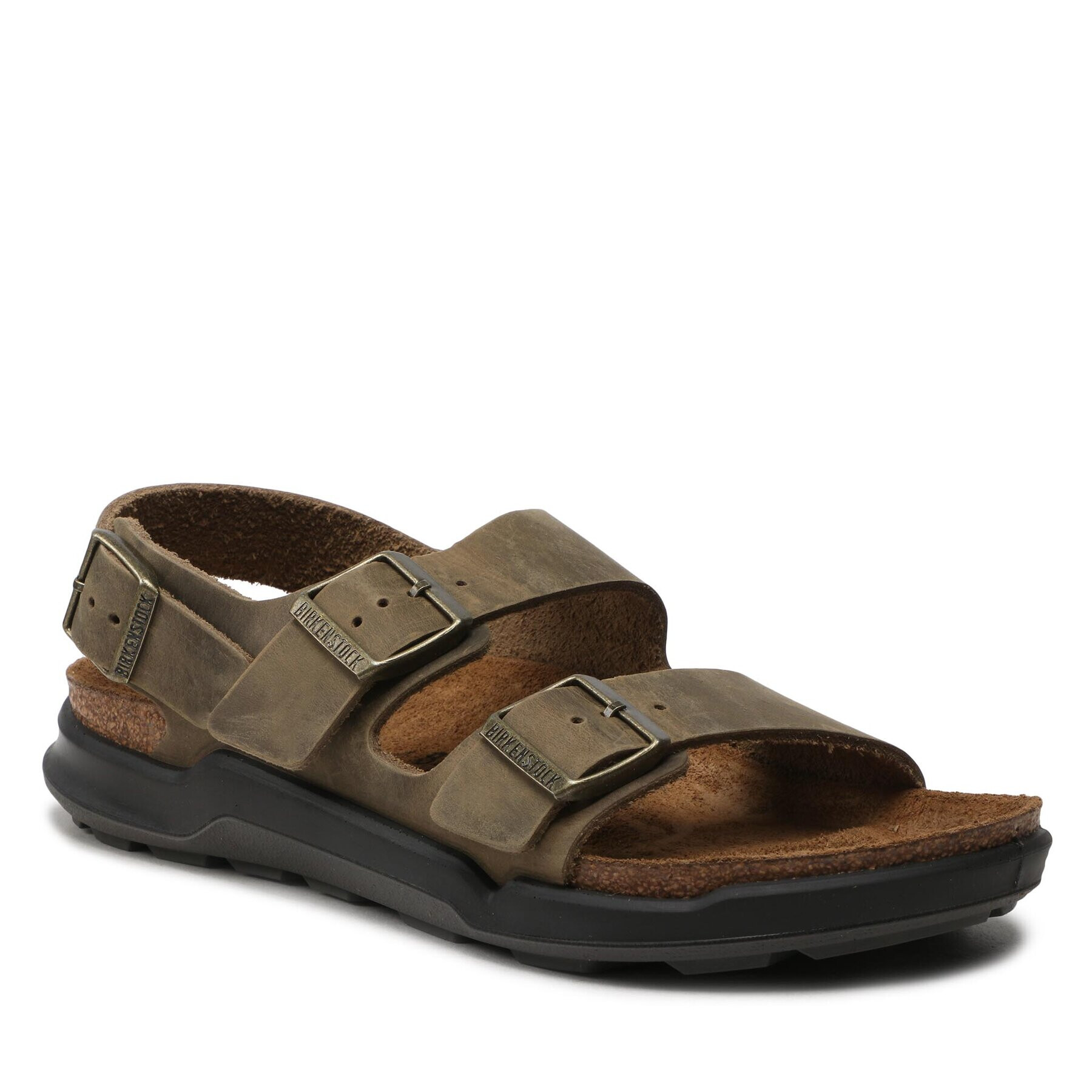 Birkenstock Sandály Milano 1018427 Khaki - Pepit.cz