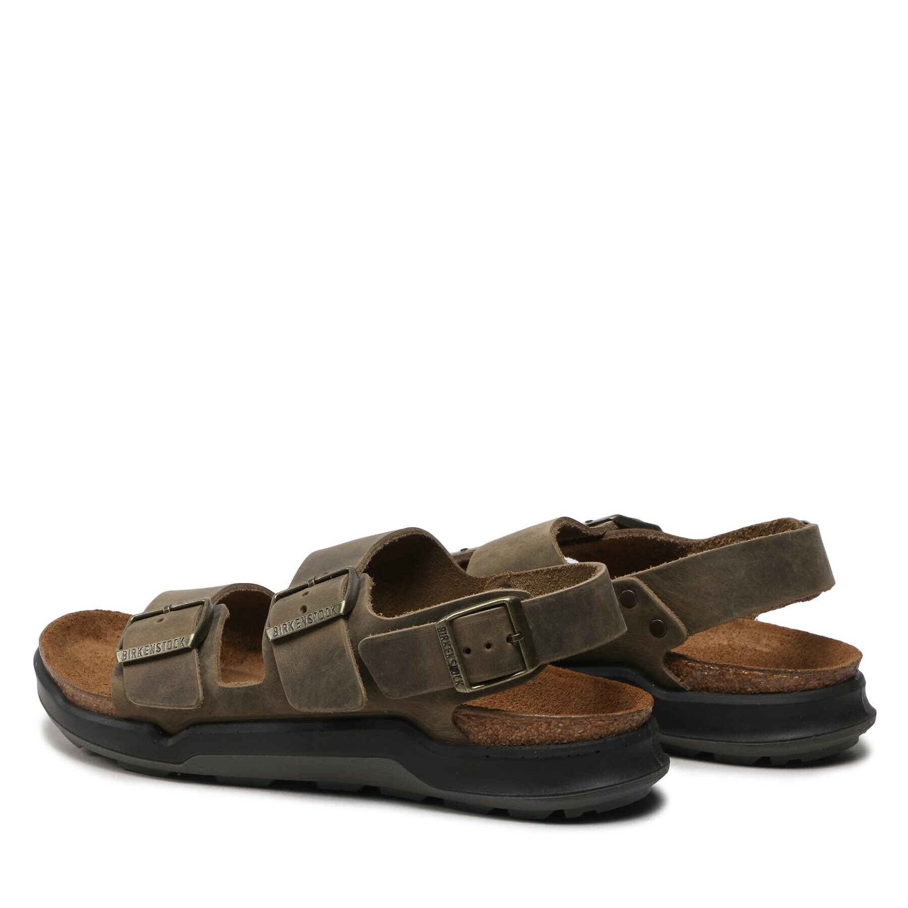 Birkenstock Sandály Milano 1018427 Khaki - Pepit.cz