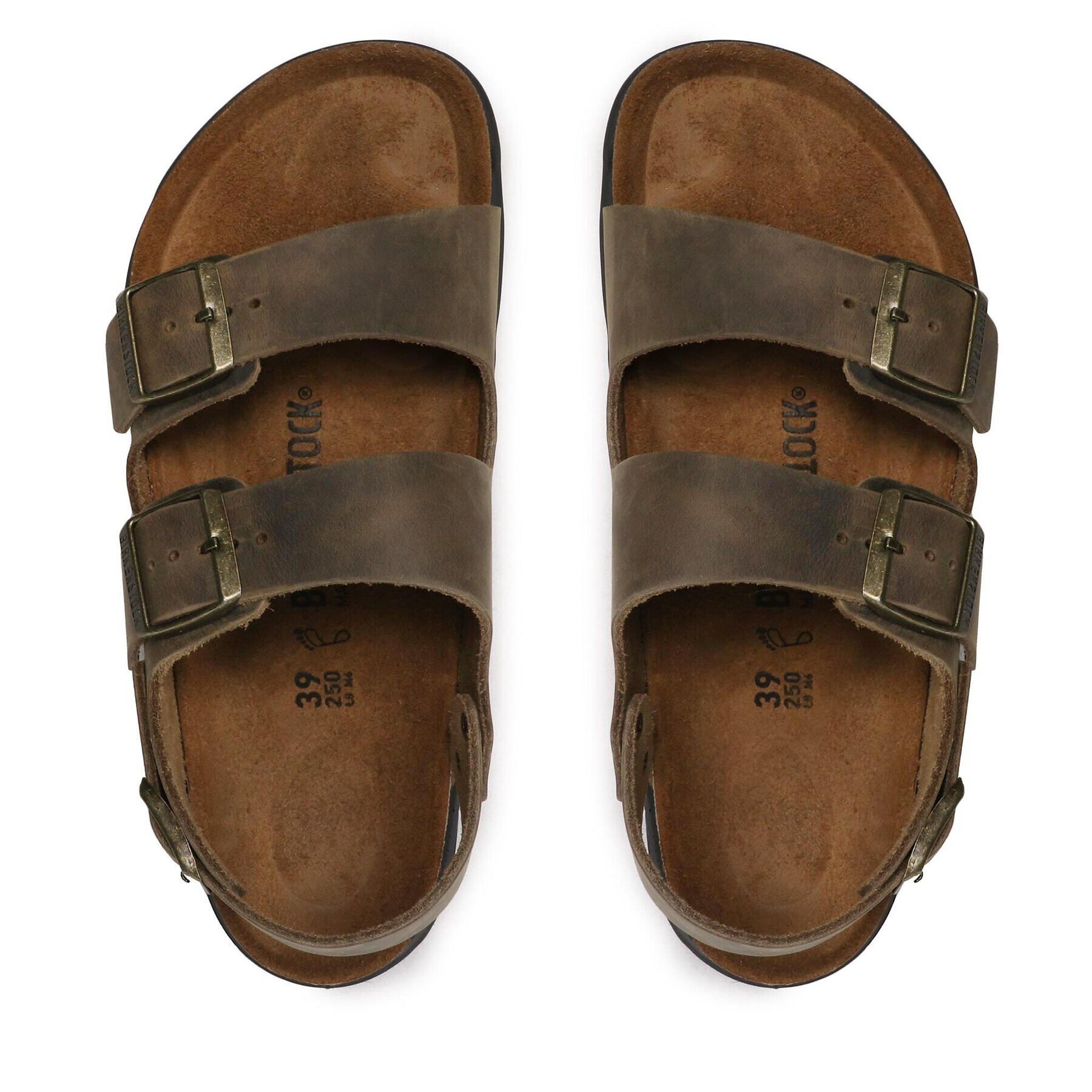 Birkenstock Sandály Milano 1018427 Khaki - Pepit.cz