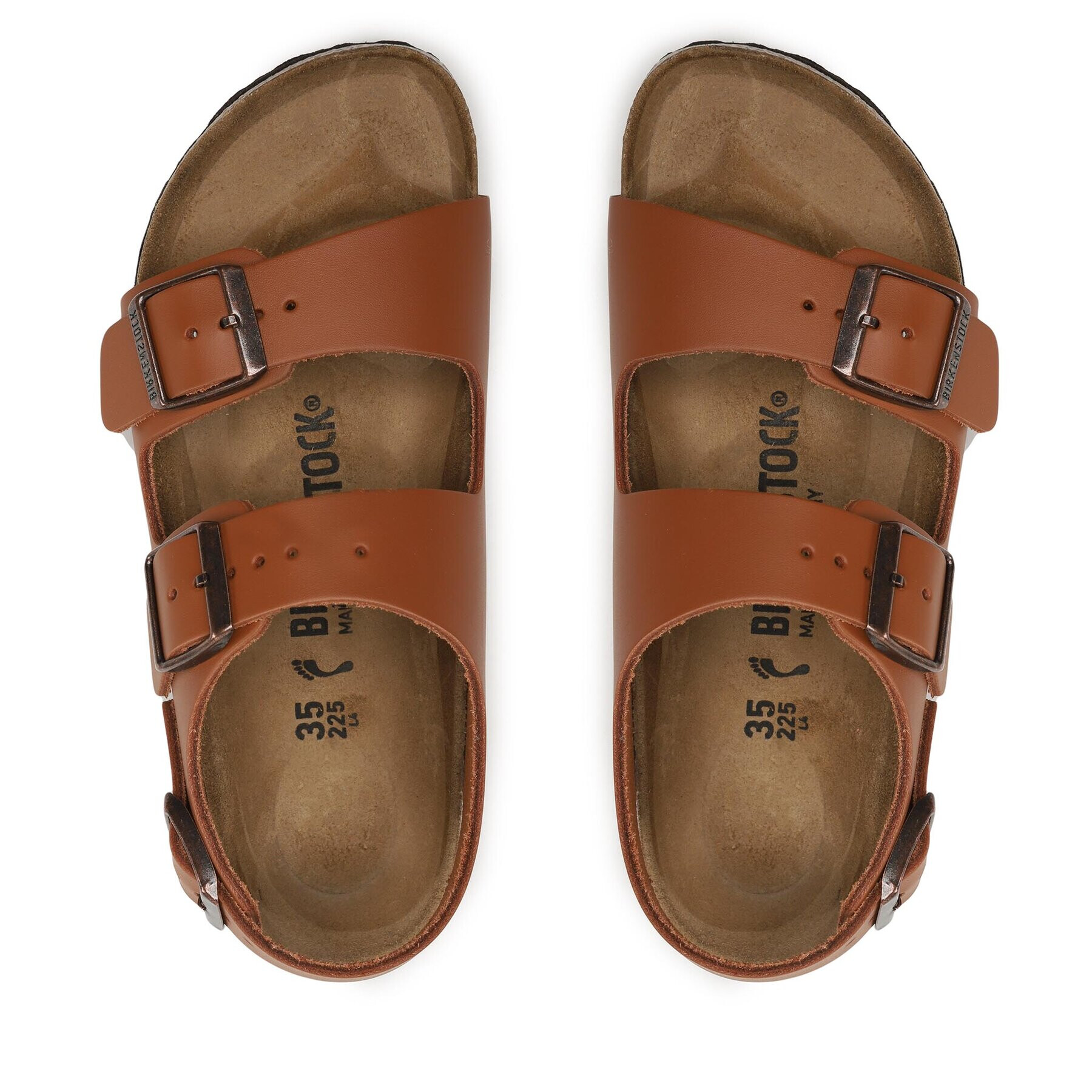 Birkenstock Sandály Milano 1019123 Hnědá - Pepit.cz