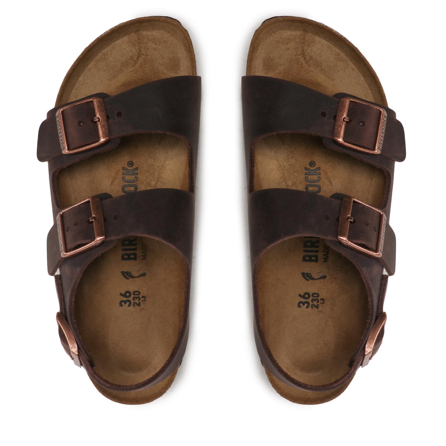 Birkenstock Sandály Milano 34873 Hnědá - Pepit.cz