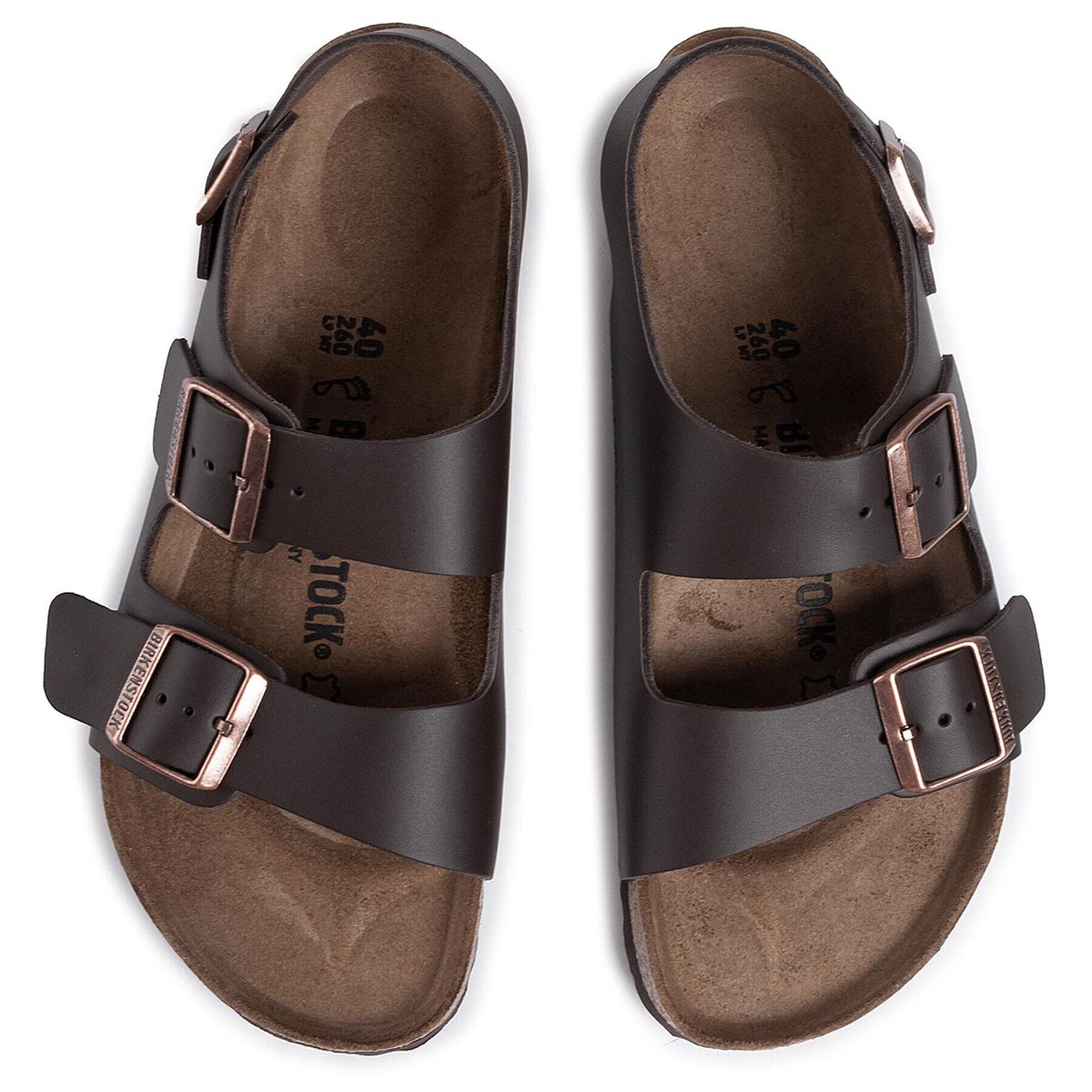 Birkenstock Sandály Milano Bs 0034101 Hnědá - Pepit.cz