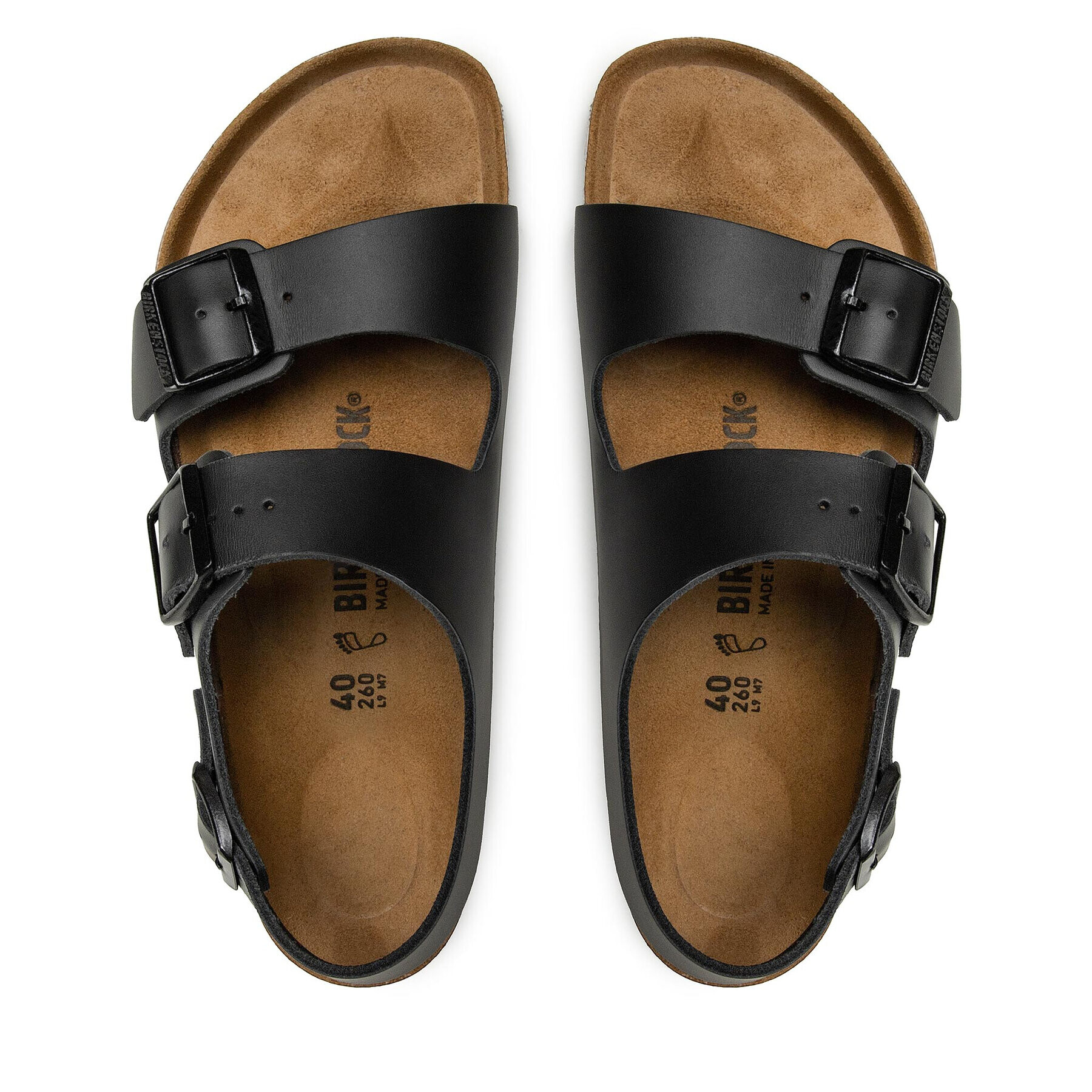 Birkenstock Sandály Milano Bs 0034191 Černá - Pepit.cz