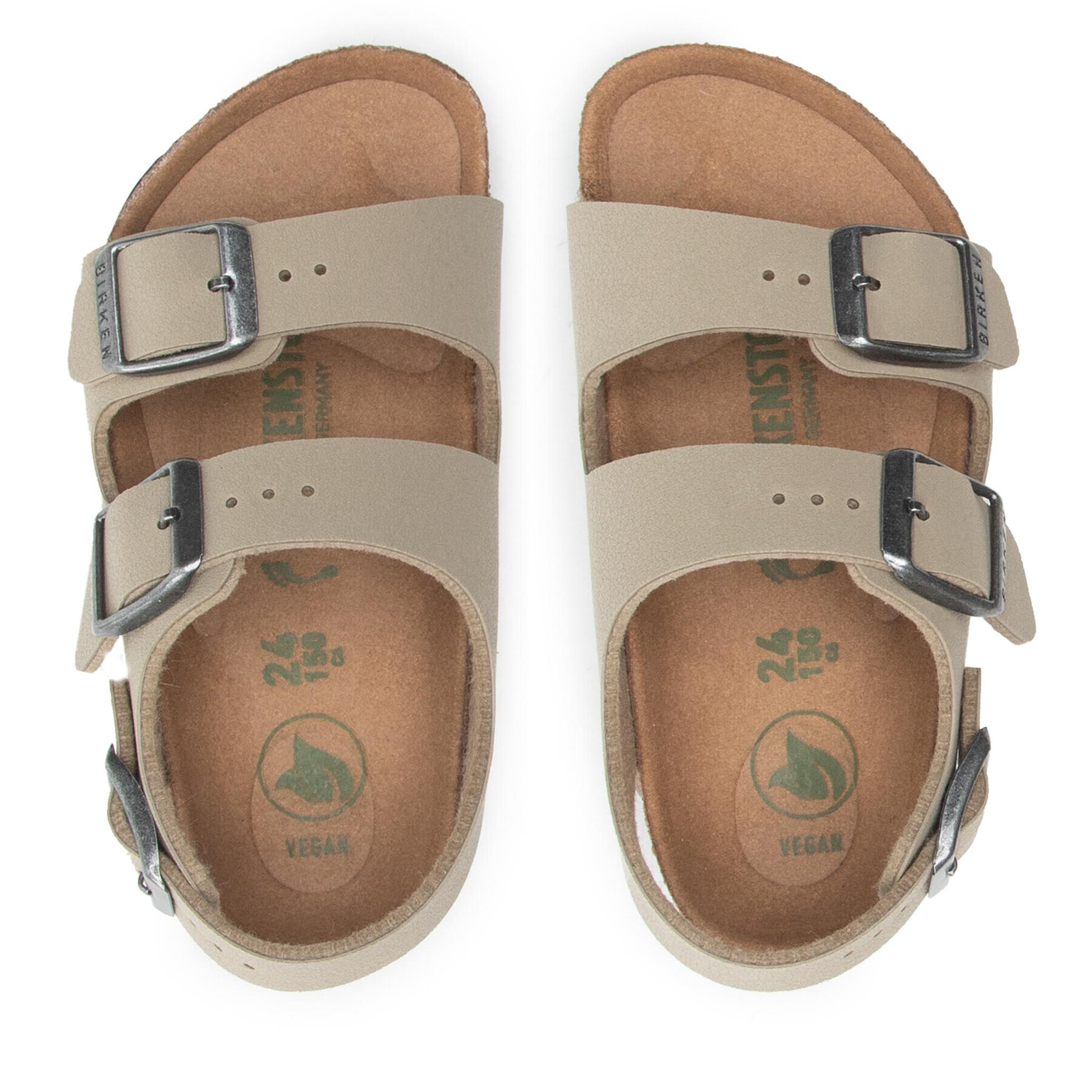 Birkenstock Sandály Milano Kids 1023440 Zelená - Pepit.cz