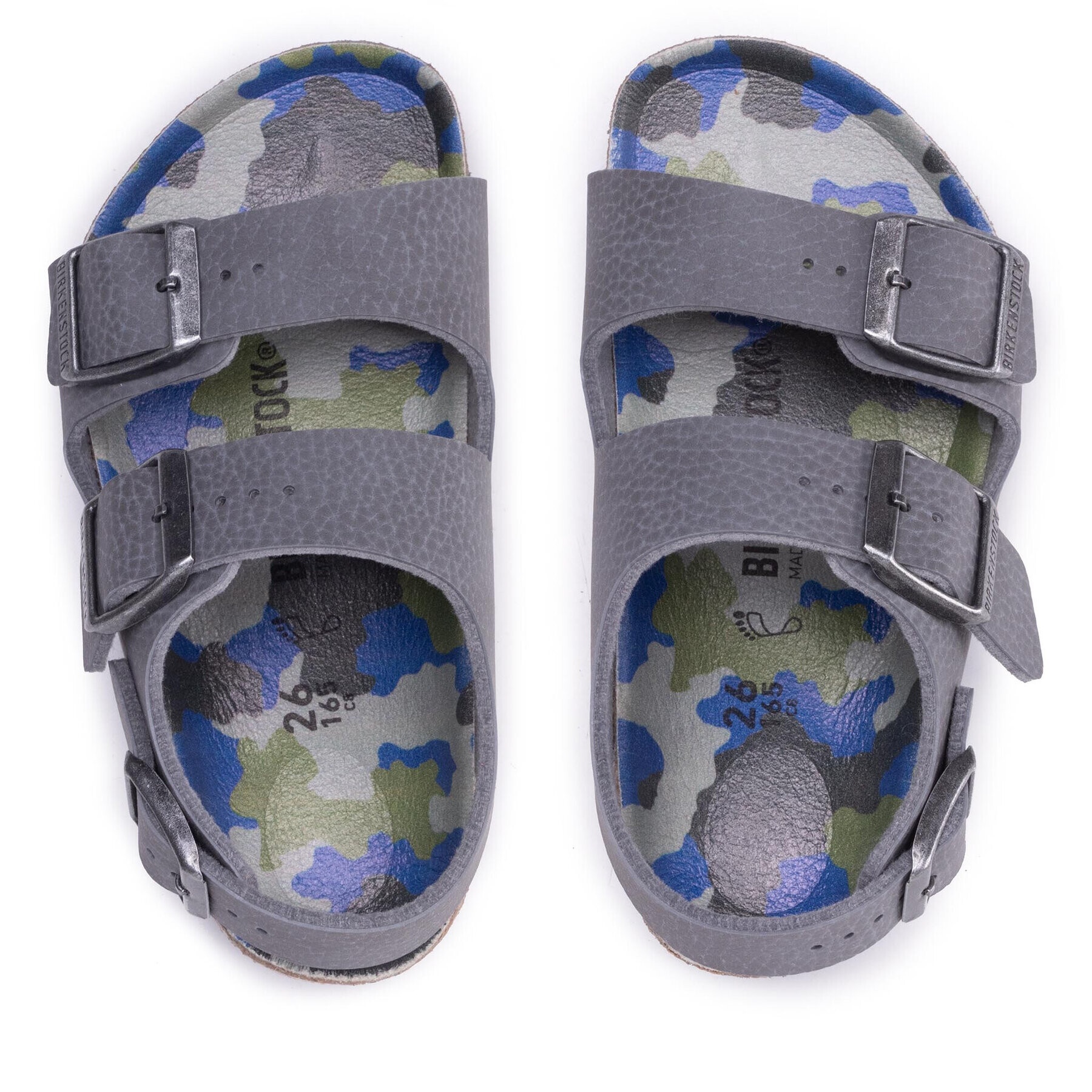 Birkenstock Sandály Milano Kinder 1022532 Šedá - Pepit.cz