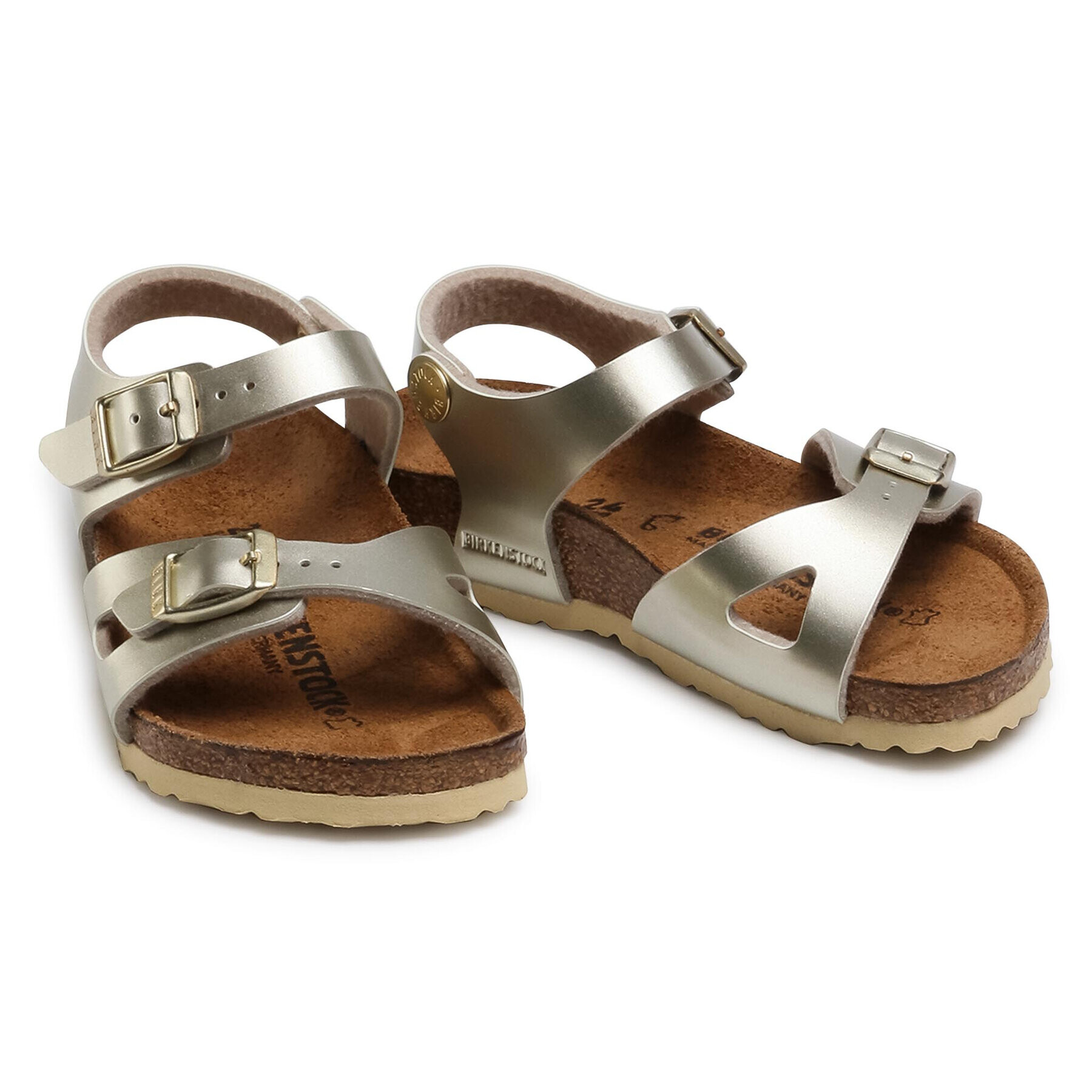 Birkenstock Sandály Rio Kids 1014826 Zlatá - Pepit.cz