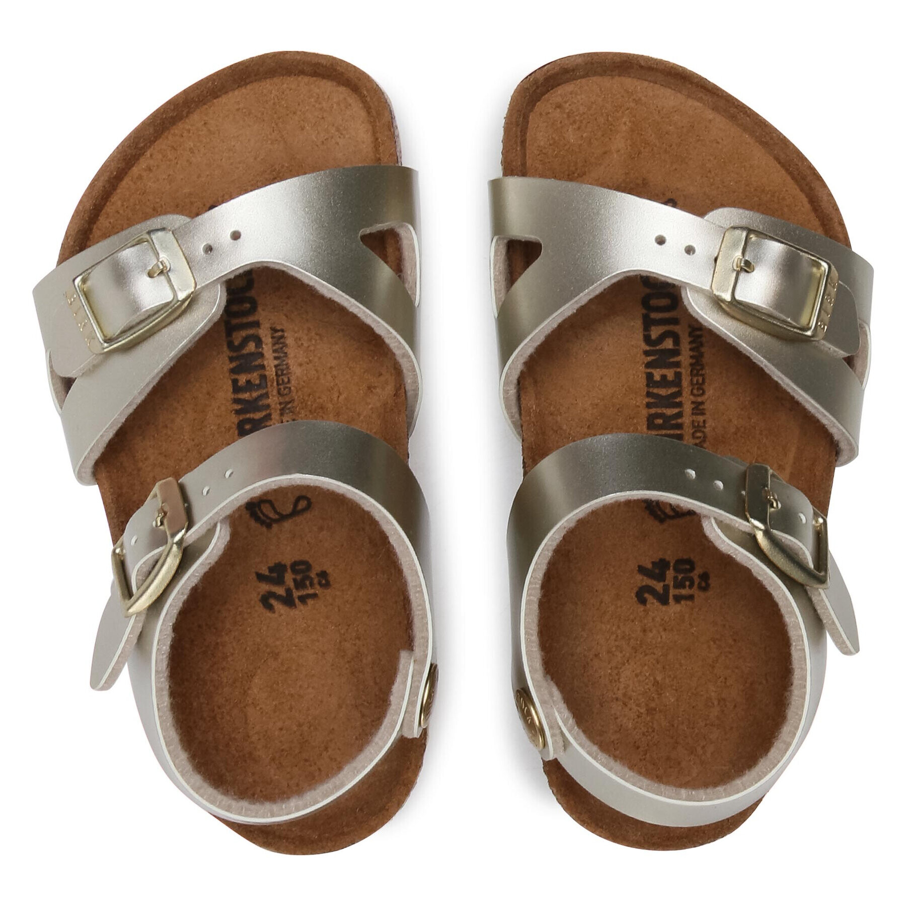 Birkenstock Sandály Rio Kids 1014826 Zlatá - Pepit.cz