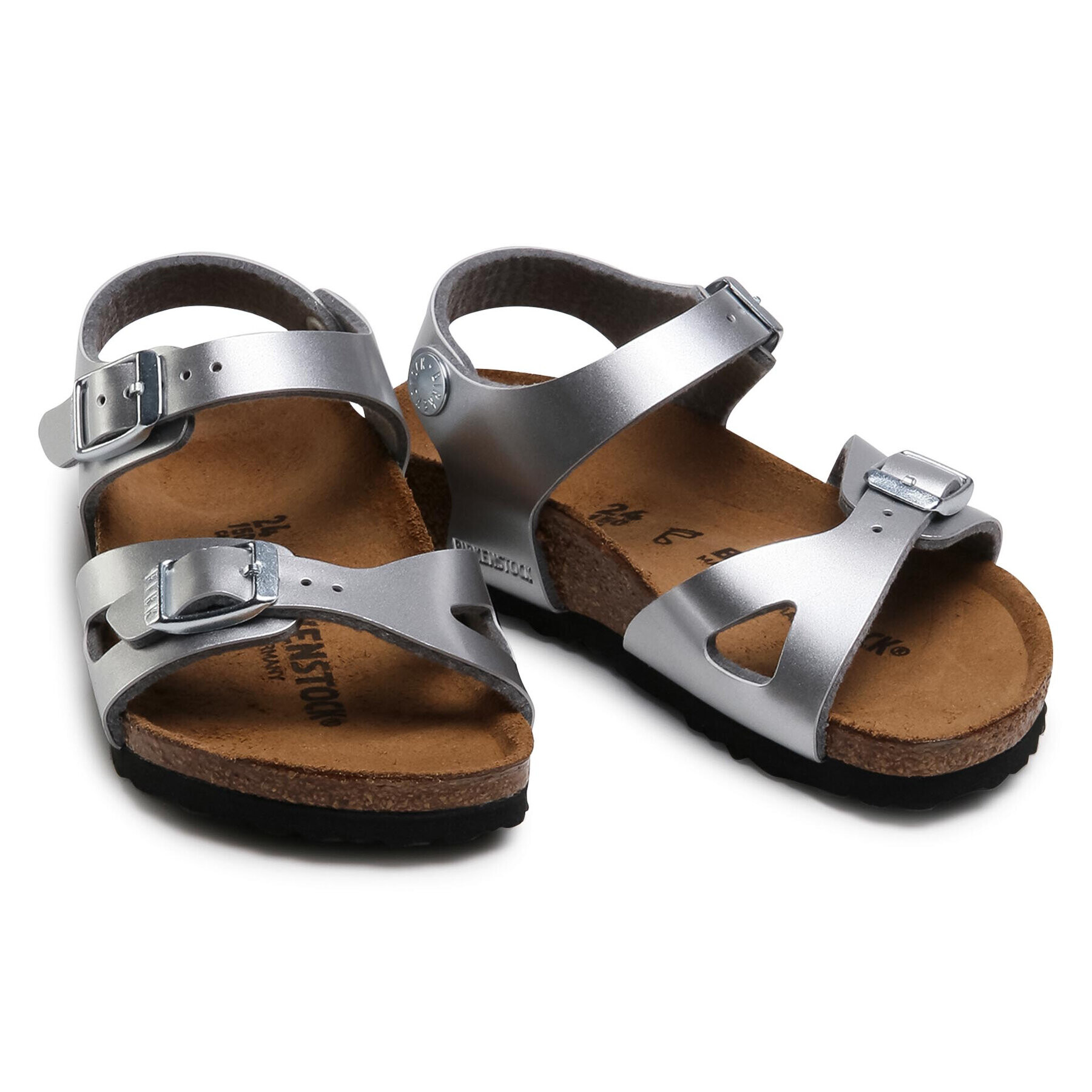 Birkenstock Sandály Rio Kids 1019157 Stříbrná - Pepit.cz