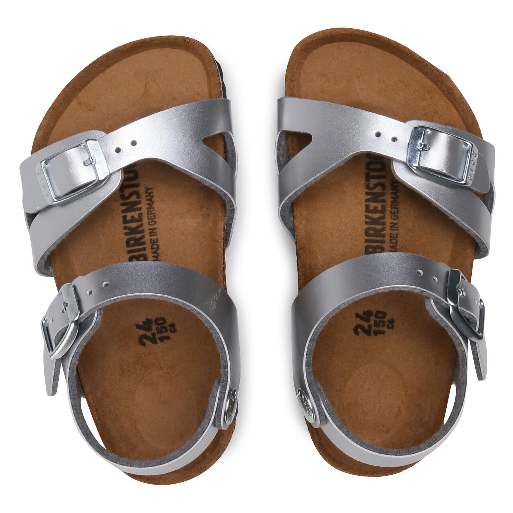 Birkenstock Sandály Rio Kids 1019157 Stříbrná - Pepit.cz