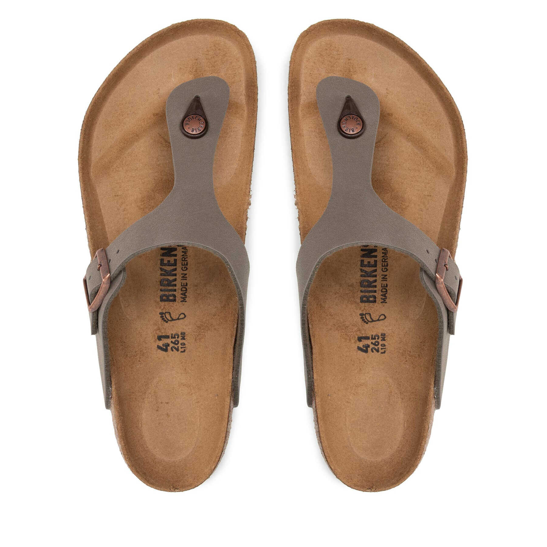 Birkenstock Žabky Gizeh 0043391 Šedá - Pepit.cz