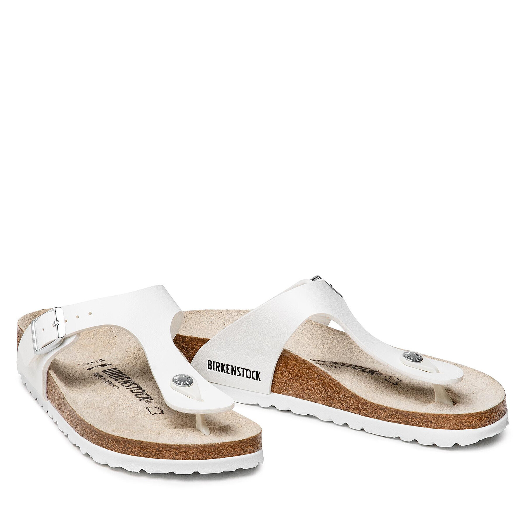 Birkenstock Žabky Gizeh 0043733 Bílá - Pepit.cz