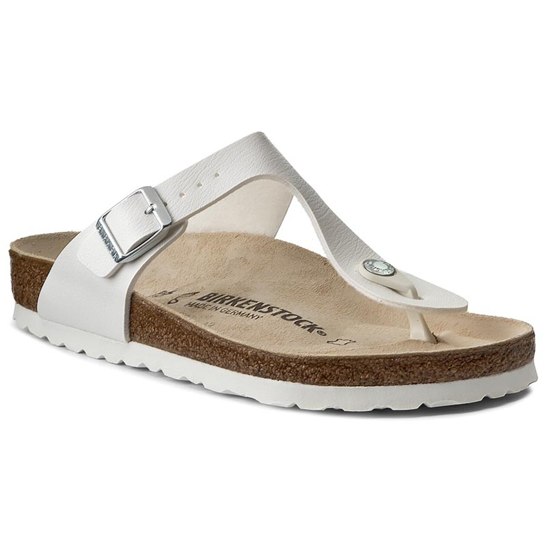 Birkenstock Žabky Gizeh 043731 Bílá - Pepit.cz