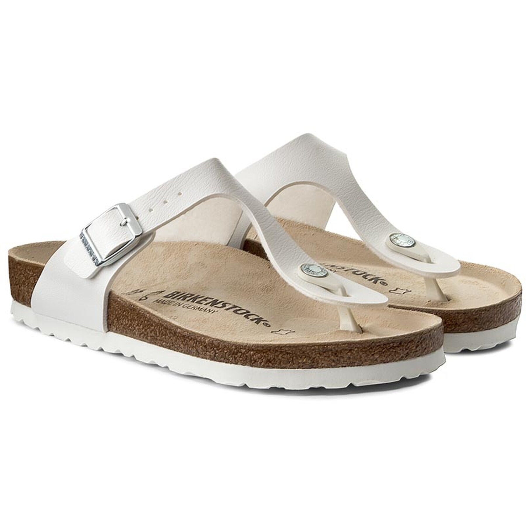 Birkenstock Žabky Gizeh 043731 Bílá - Pepit.cz