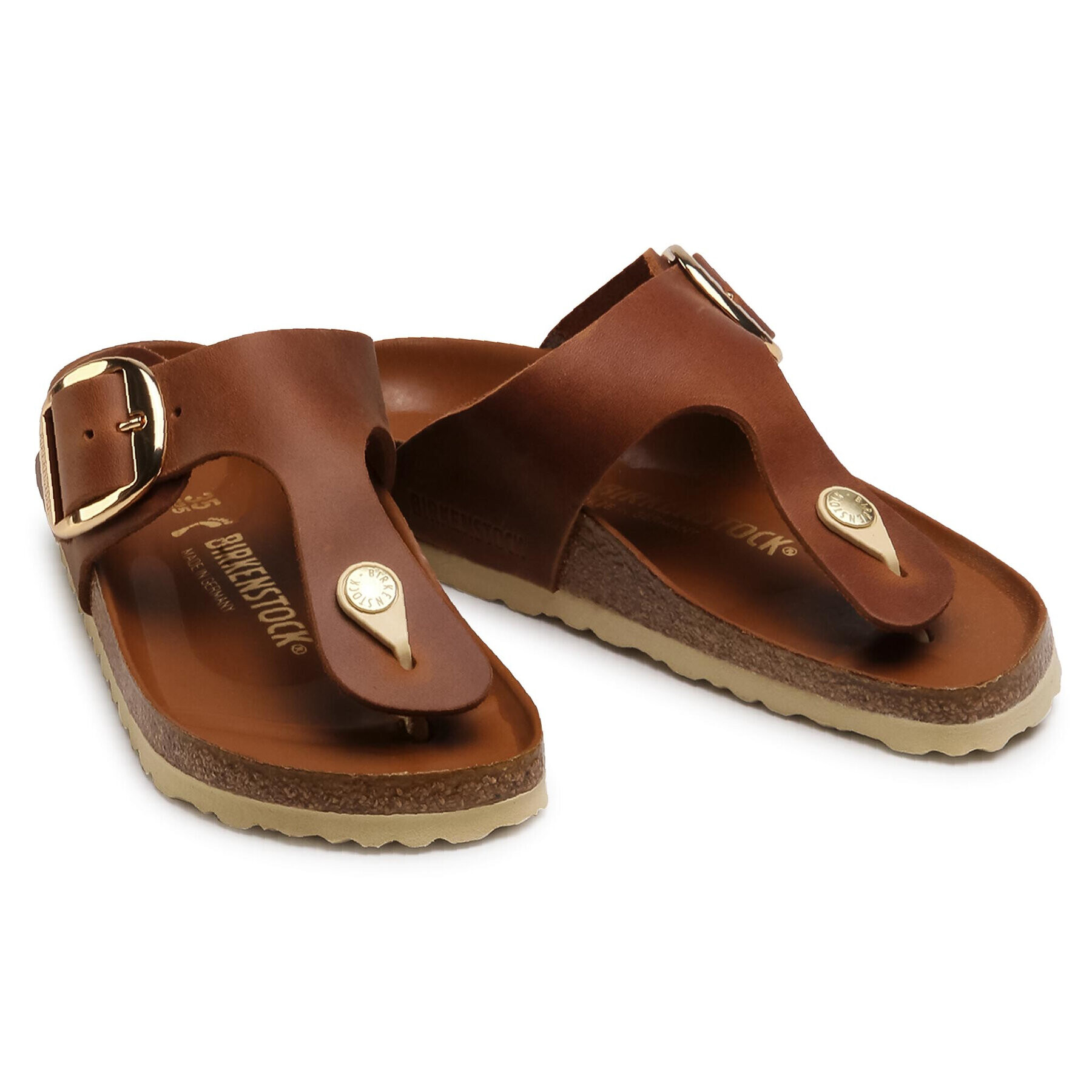 Birkenstock Žabky Gizeh Big Buckle 1018785 Hnědá - Pepit.cz