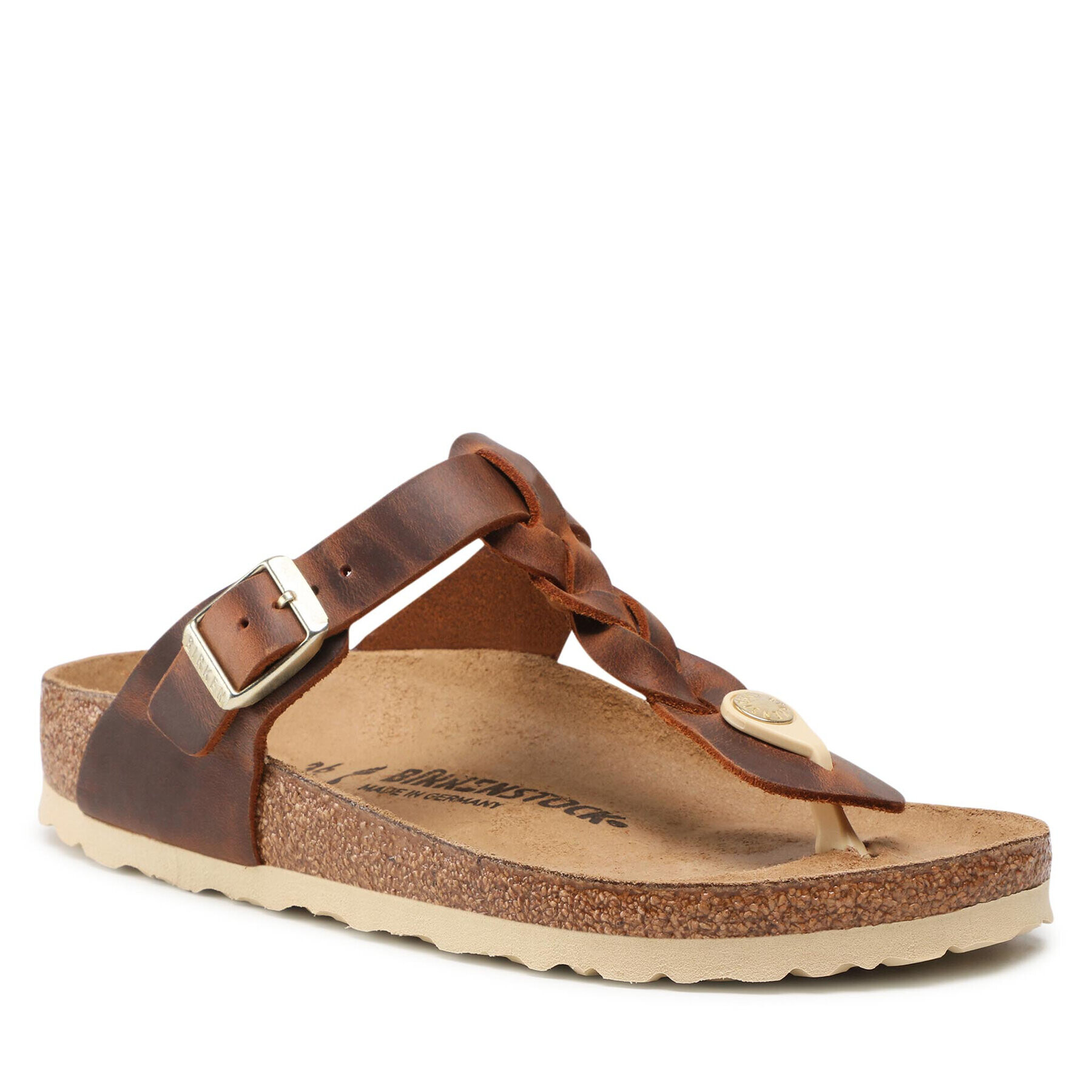 Birkenstock Žabky Gizeh Braided 1021336 Hnědá - Pepit.cz