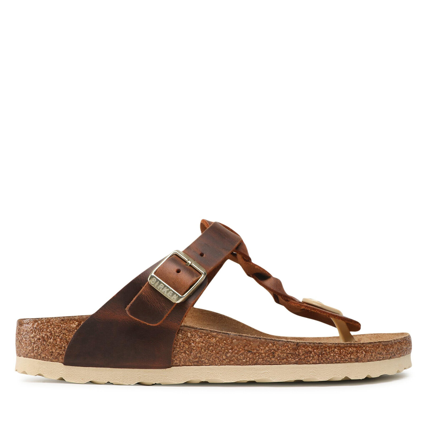 Birkenstock Žabky Gizeh Braided 1021336 Hnědá - Pepit.cz