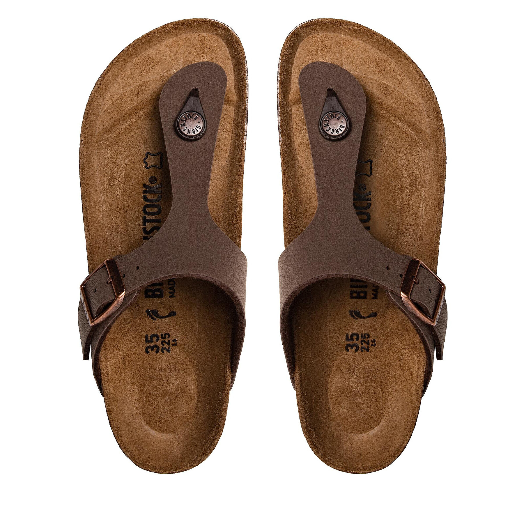 Birkenstock Žabky Gizeh Bs 0043753 Hnědá - Pepit.cz