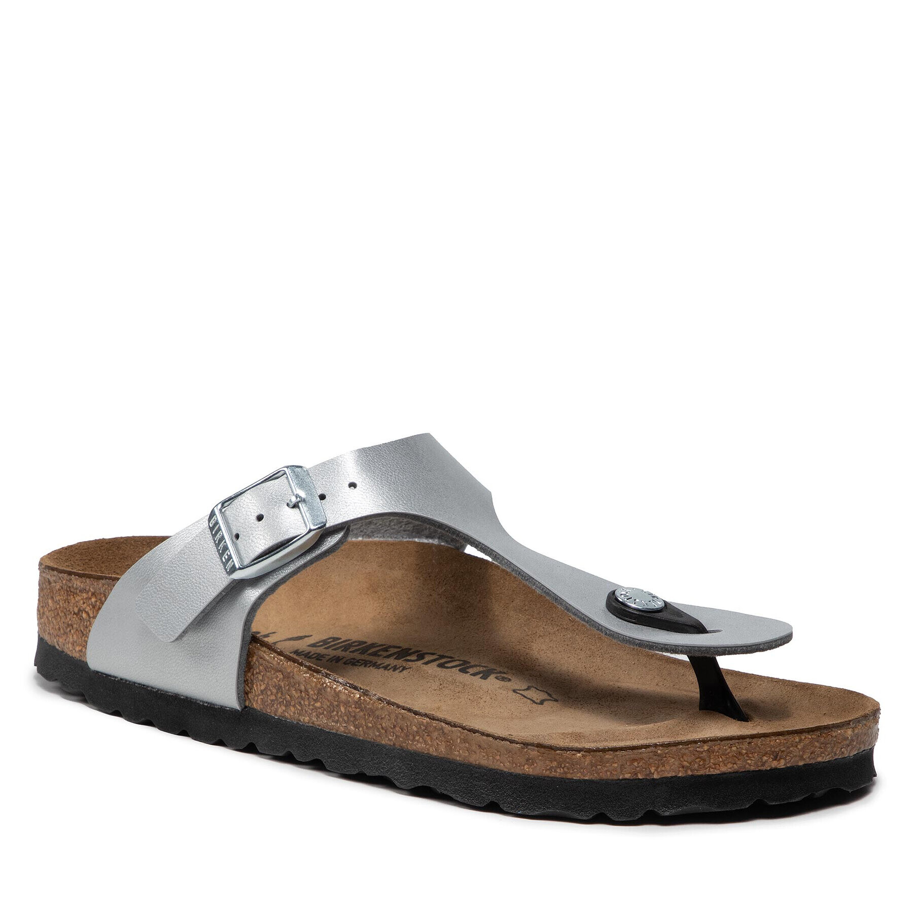 Birkenstock Žabky Gizeh Bs 0043853 Stříbrná - Pepit.cz