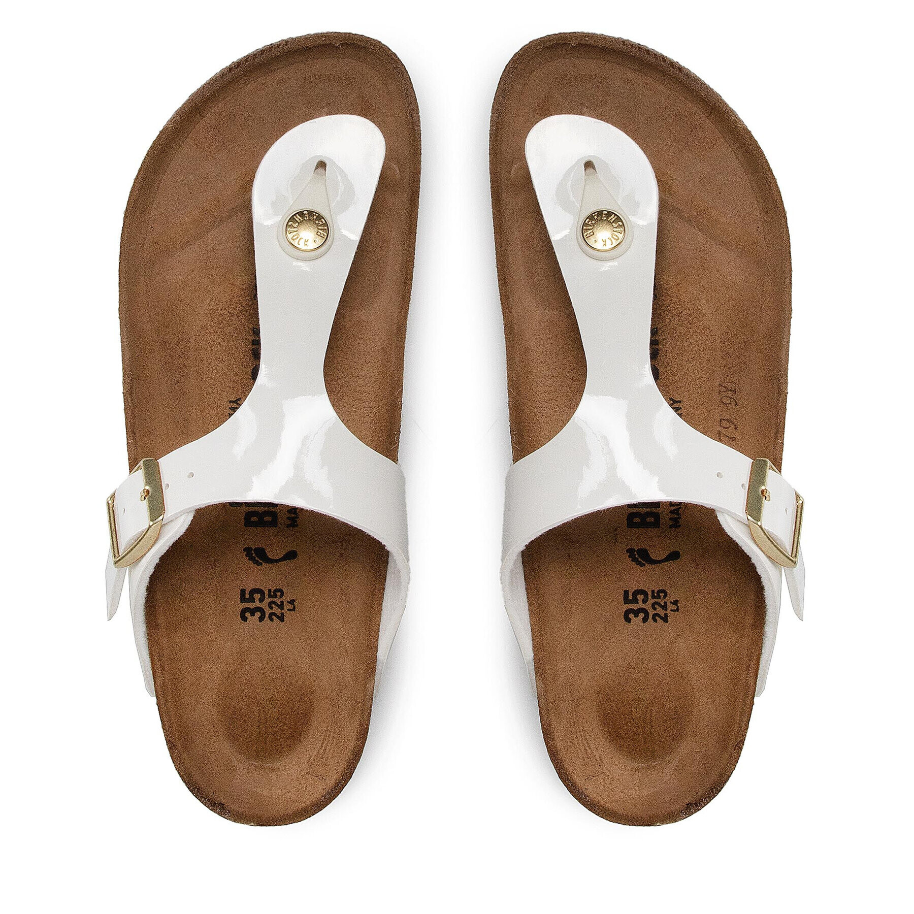 Birkenstock Žabky Gizeh Bs 1005300 Bílá - Pepit.cz