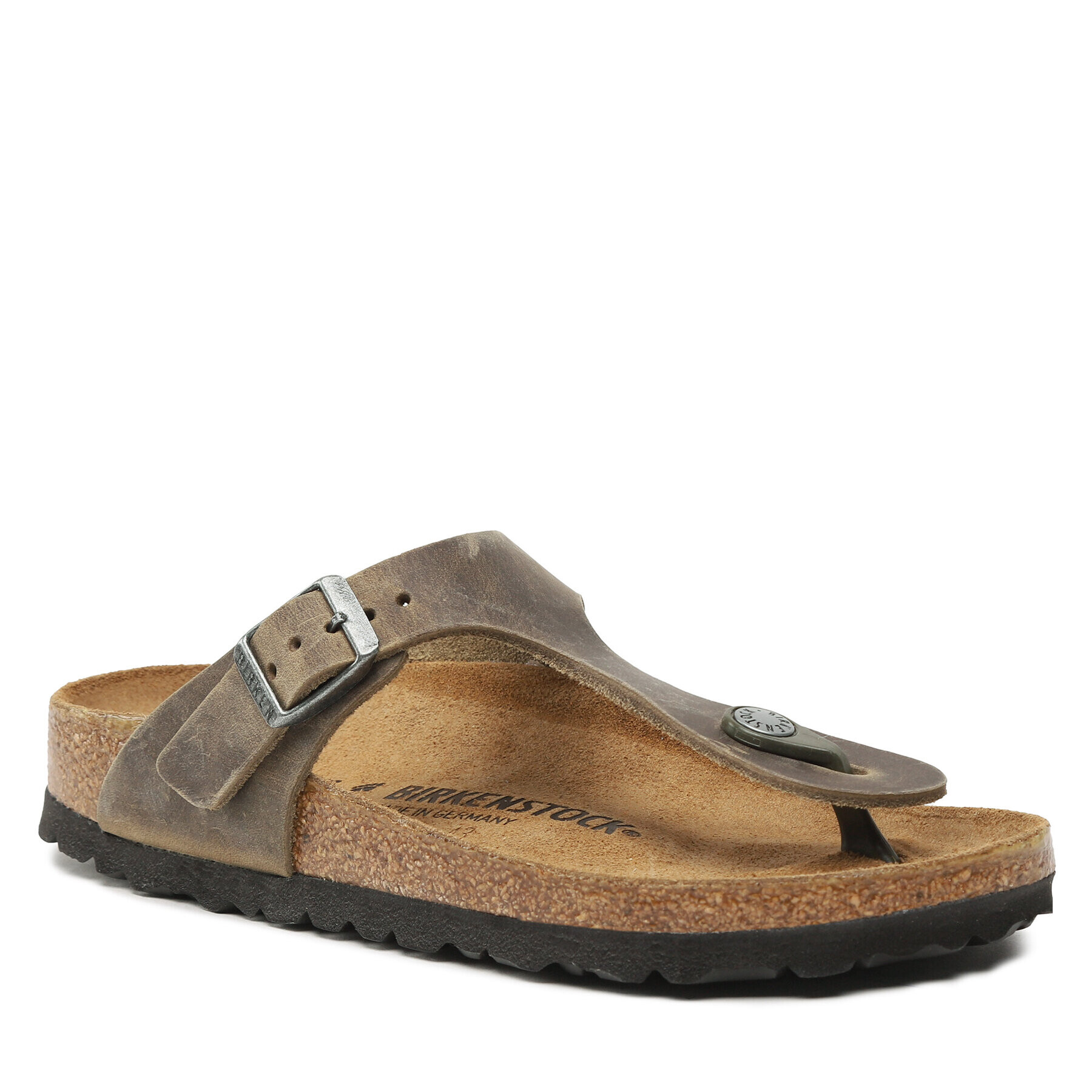 Birkenstock Žabky Gizeh Bs 1019383 Khaki - Pepit.cz