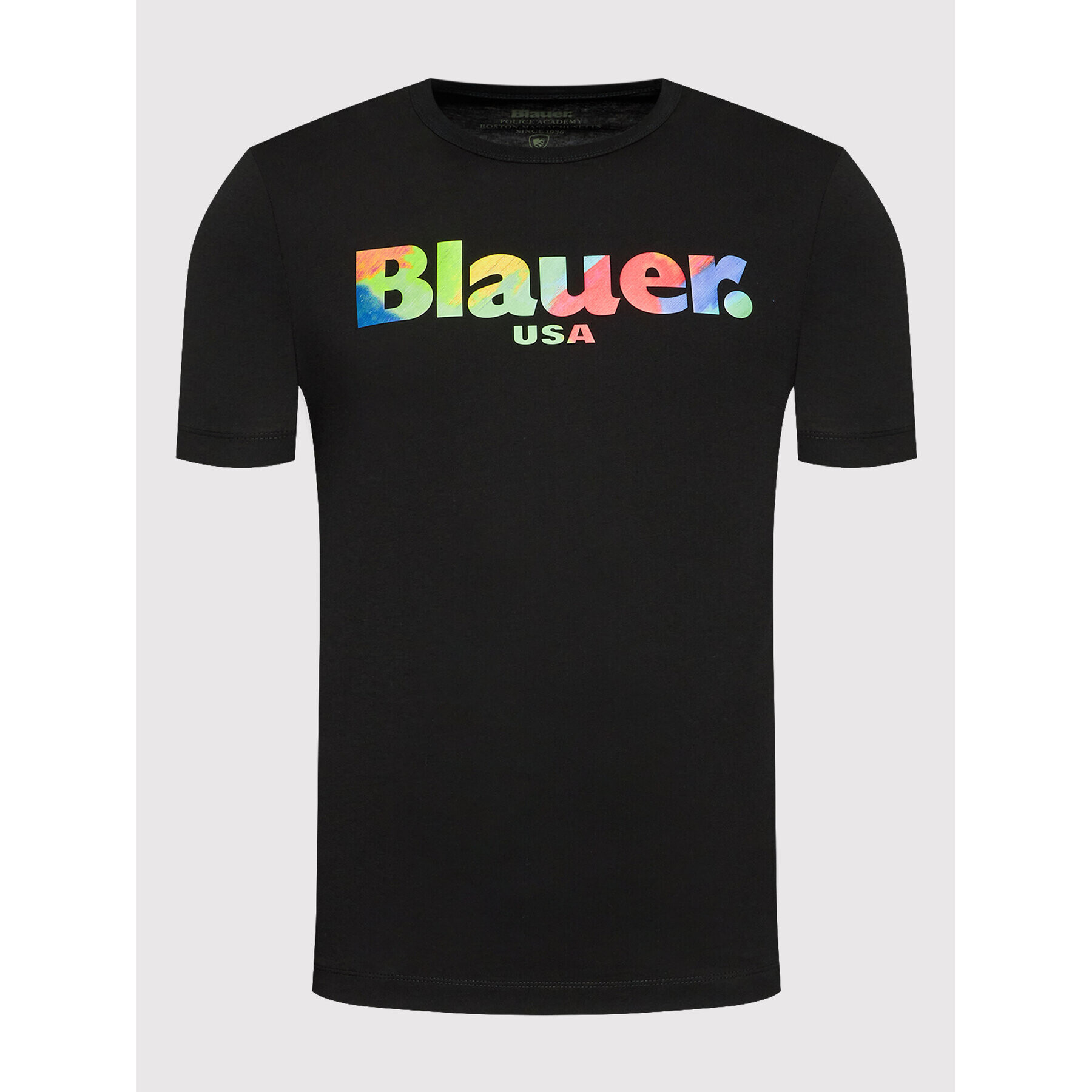 Blauer T-Shirt Arcobaleno BLUH02173 004547 Černá Regular Fit - Pepit.cz