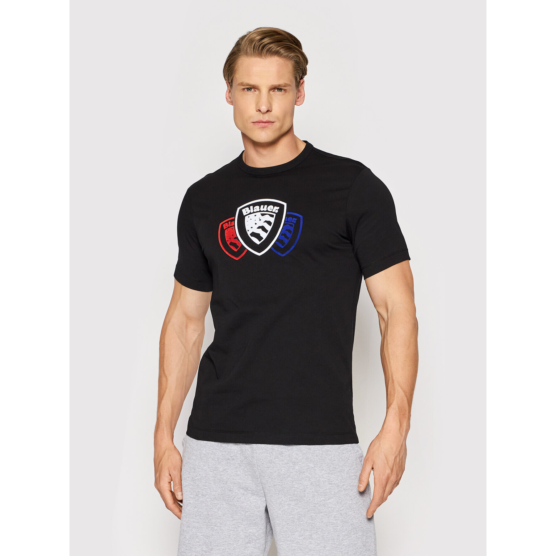 Blauer T-Shirt BLUH02174 004547 Černá Regular Fit - Pepit.cz