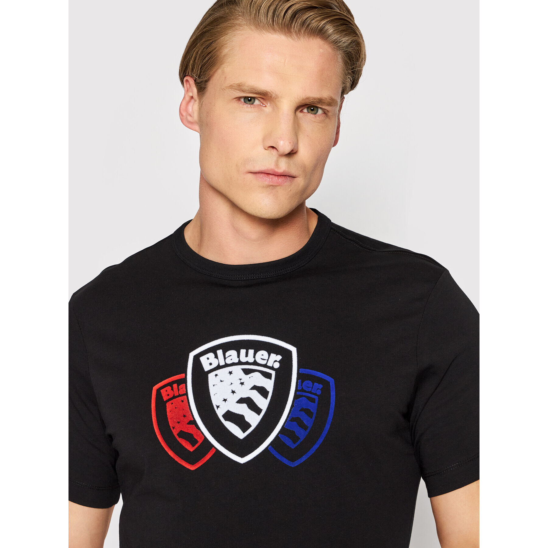 Blauer T-Shirt BLUH02174 004547 Černá Regular Fit - Pepit.cz