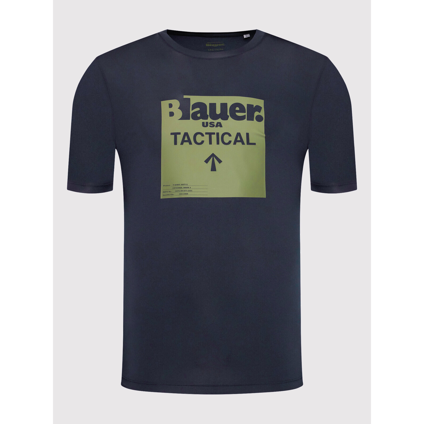 Blauer T-Shirt Tictical 22SBLUH02428-006286 Tmavomodrá Regular Fit - Pepit.cz