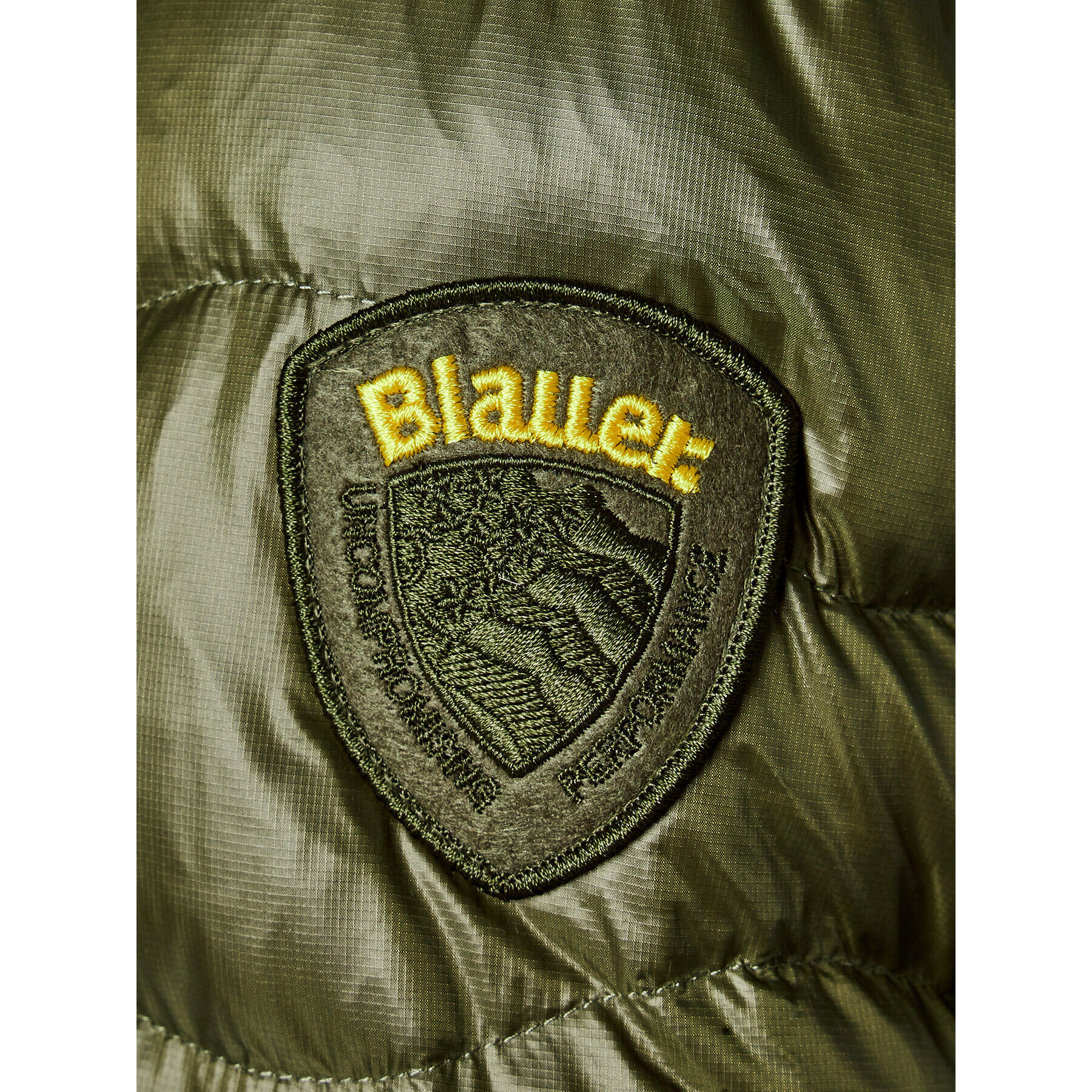 Blauer Vatovaná bunda 23WBLUC03004 Zelená Regular Fit - Pepit.cz