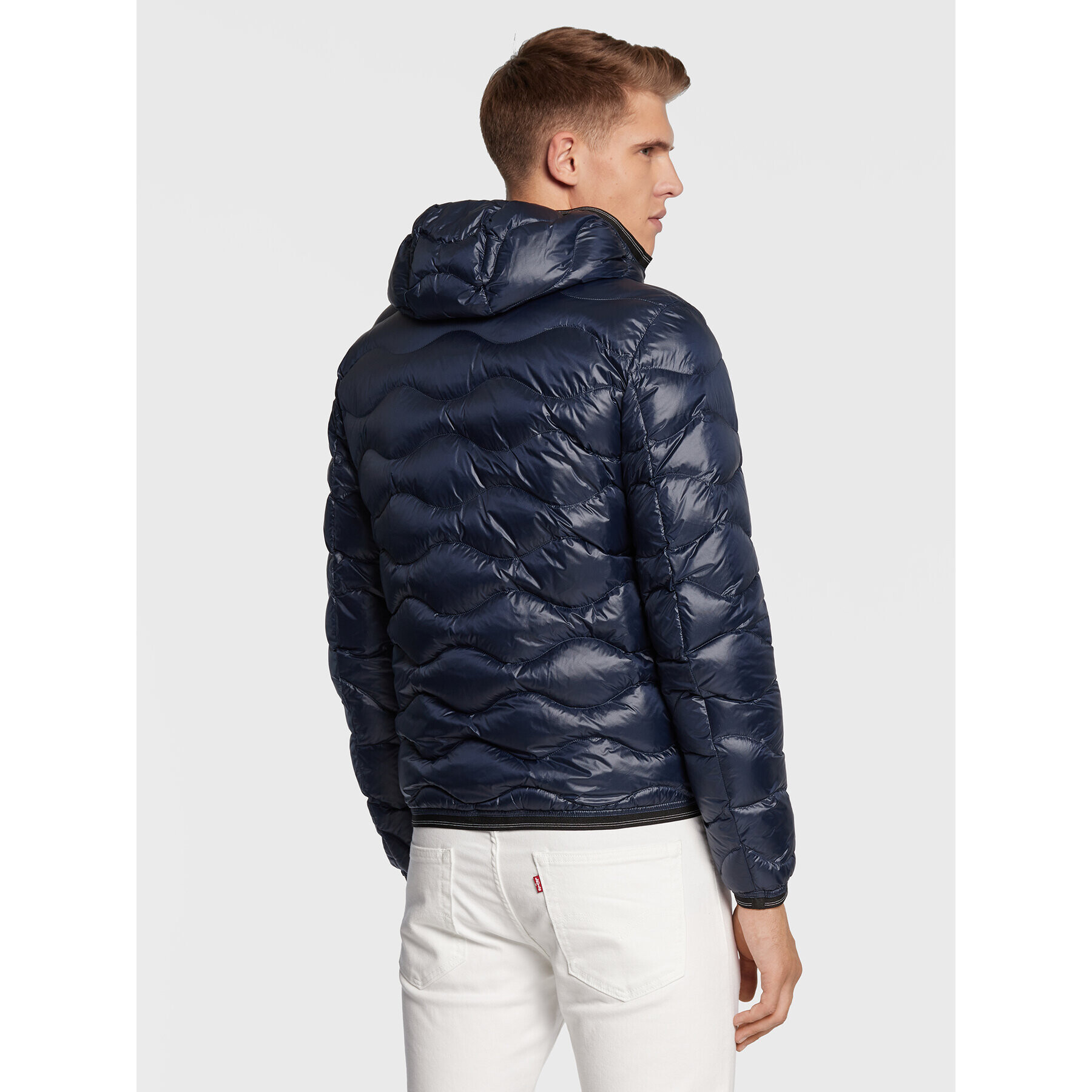 Blauer Vatovaná bunda BLUC03014 006355 Tmavomodrá Regular Fit - Pepit.cz