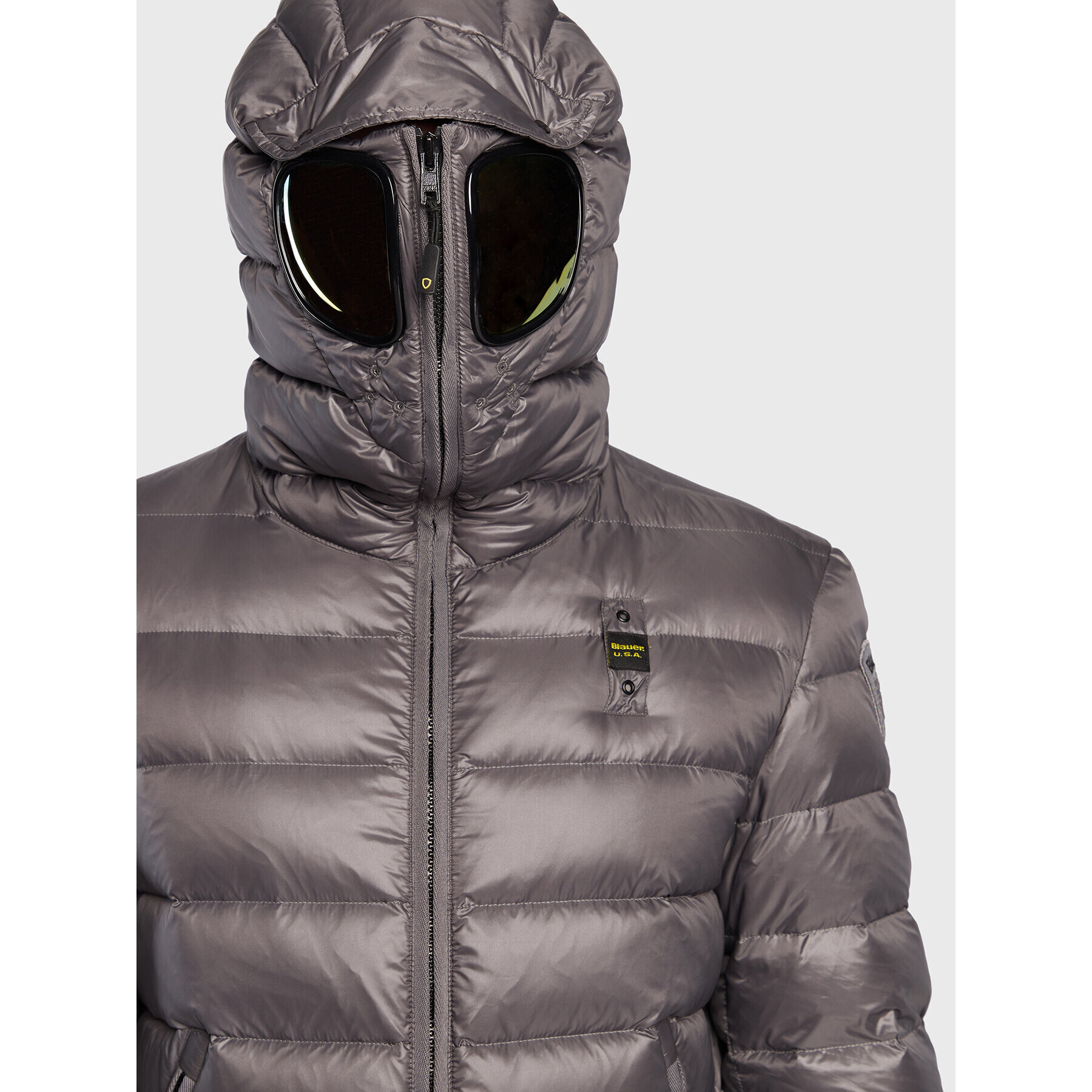 Blauer Vatovaná bunda Enrique BLUC03128 006360 Šedá Regular Fit - Pepit.cz