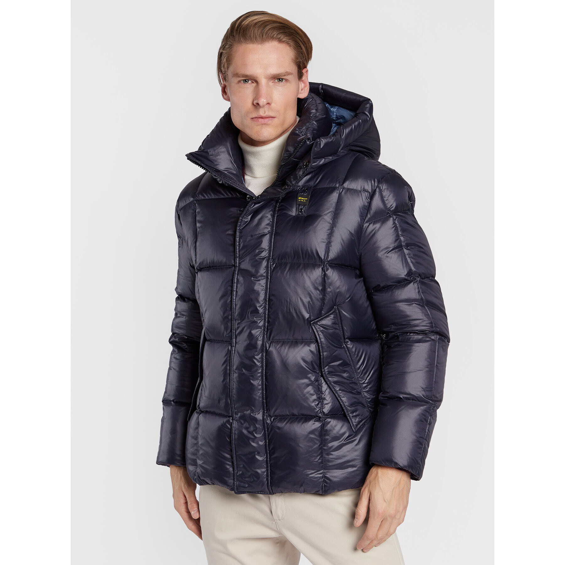 Blauer Vatovaná bunda Flynn BLUC03220 006360 Tmavomodrá Regular Fit - Pepit.cz