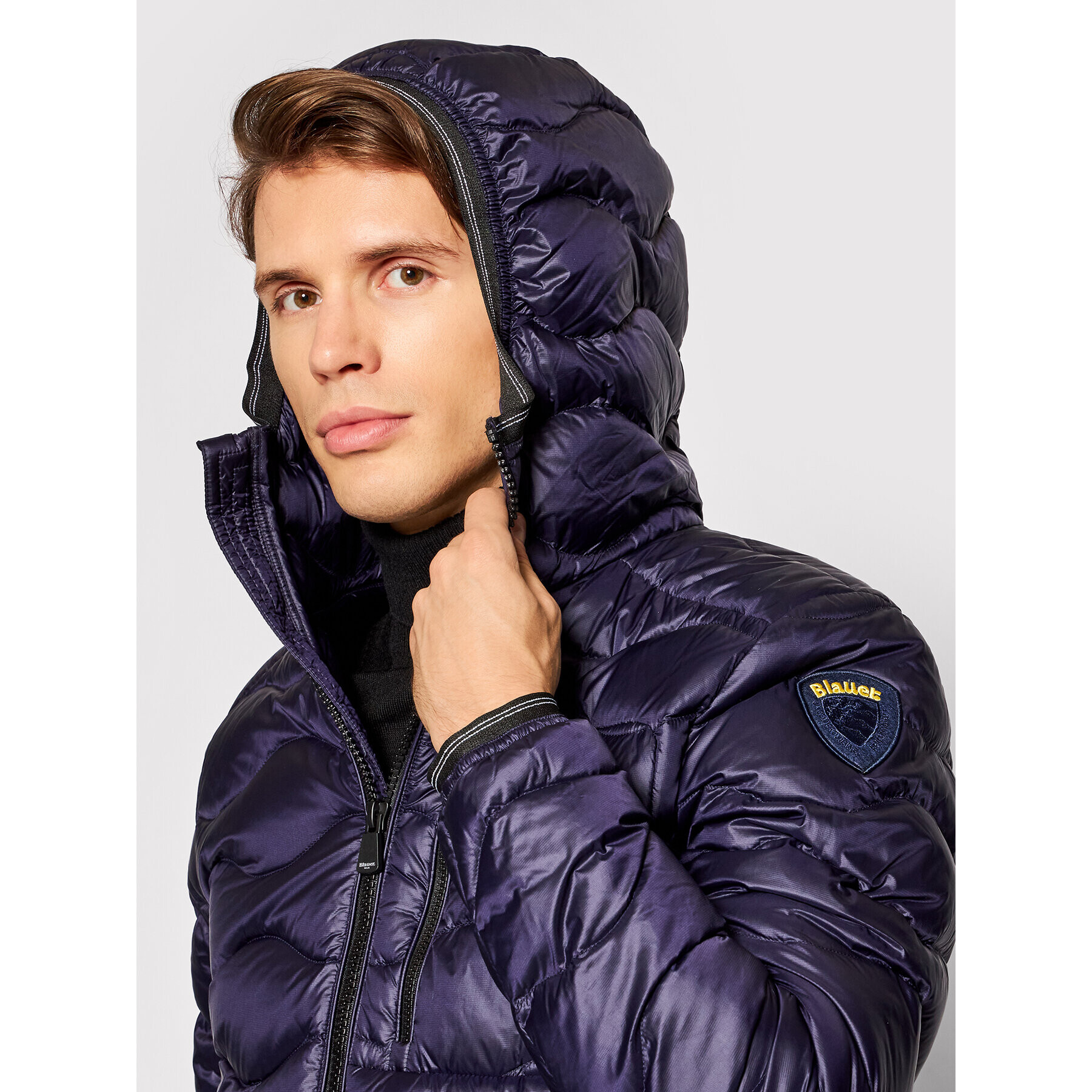 Blauer Vatovaná bunda Maurice 21WBLUC03080 004719 Tmavomodrá Regular Fit - Pepit.cz