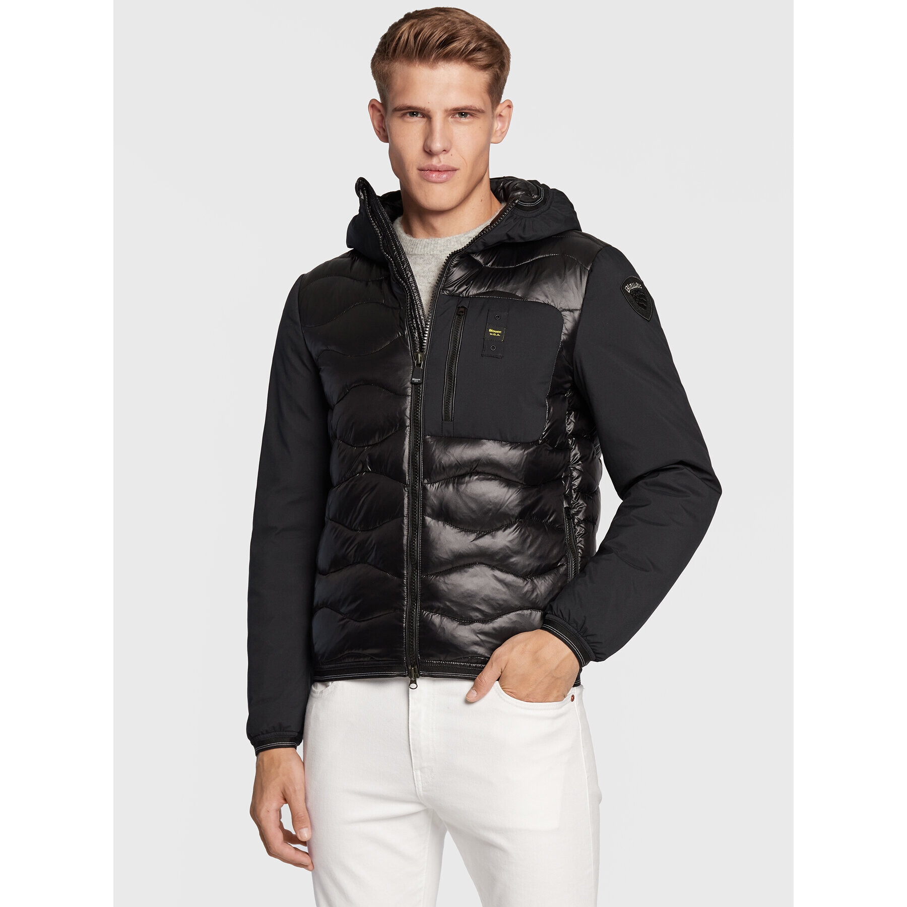 Blauer Vatovaná bunda Nixon BLUC08012 006355 Černá Regular Fit - Pepit.cz