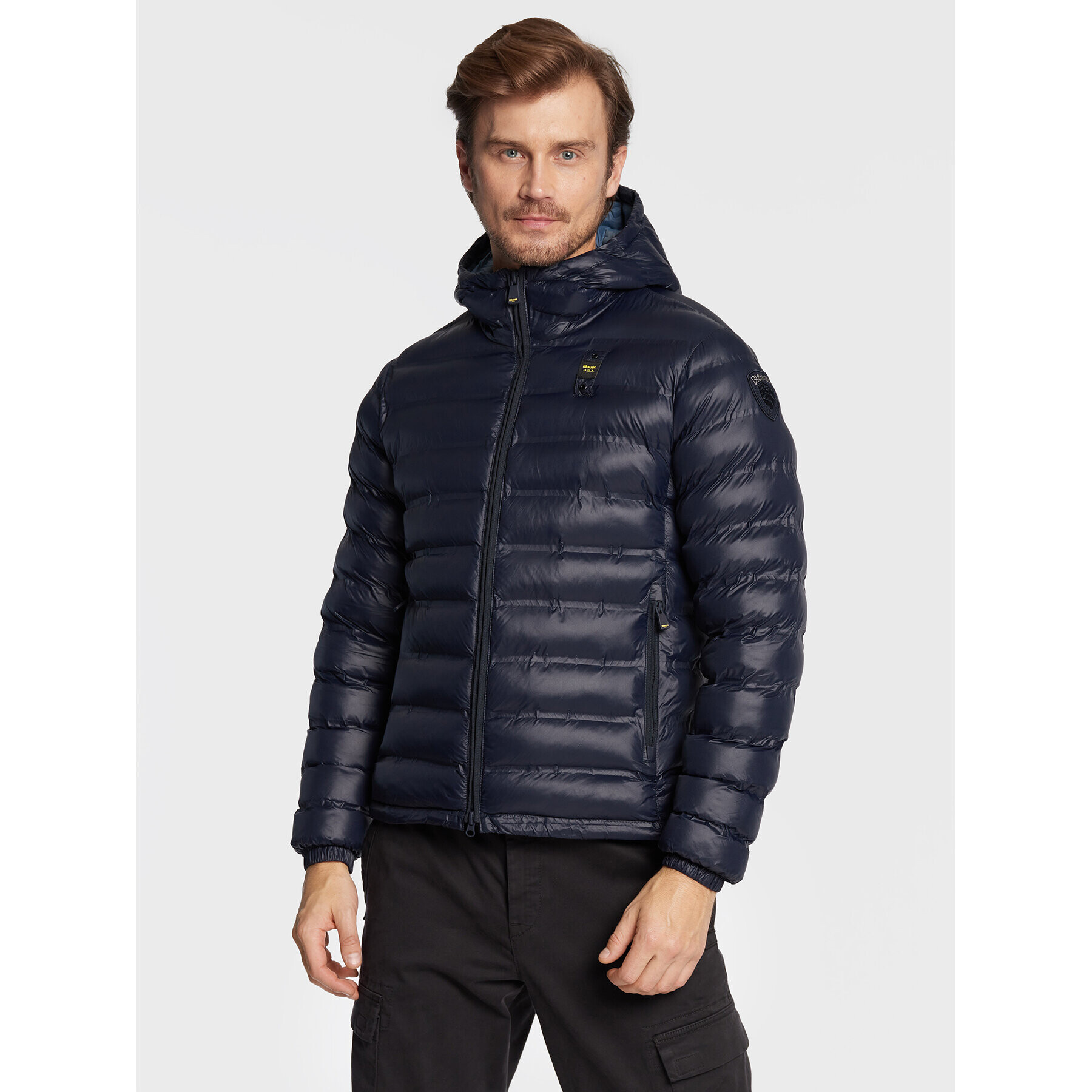 Blauer Vatovaná bunda Ross BLUC02002 006100 Tmavomodrá Regular Fit - Pepit.cz