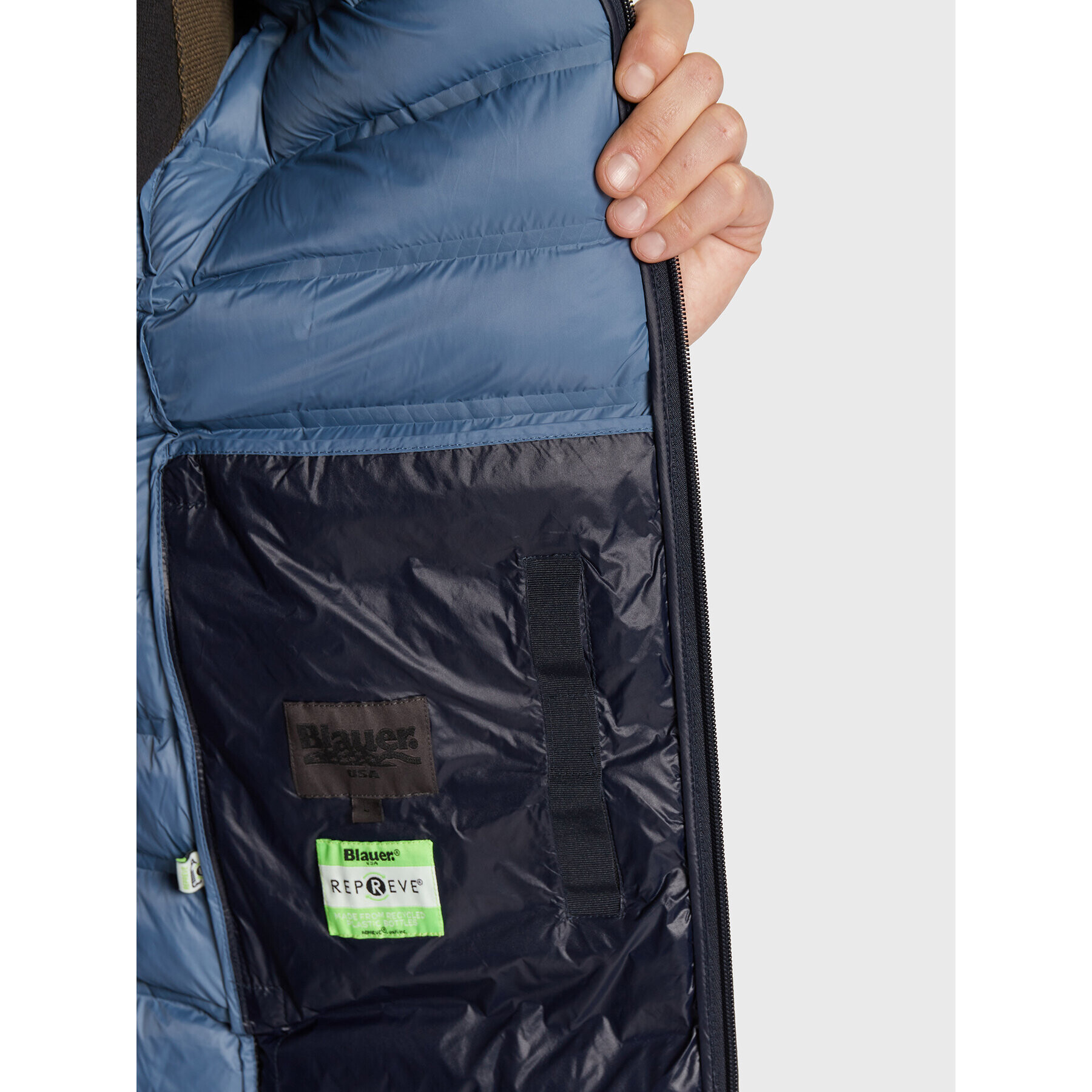 Blauer Vatovaná bunda Ross BLUC02002 006100 Tmavomodrá Regular Fit - Pepit.cz