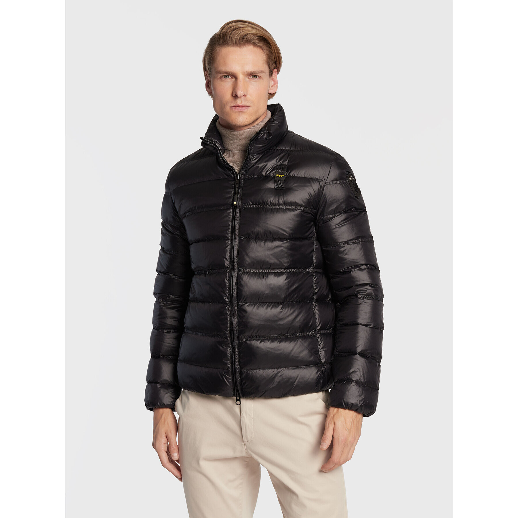 Blauer Vatovaná bunda Seth BLUC03010 006360 Černá Regular Fit - Pepit.cz