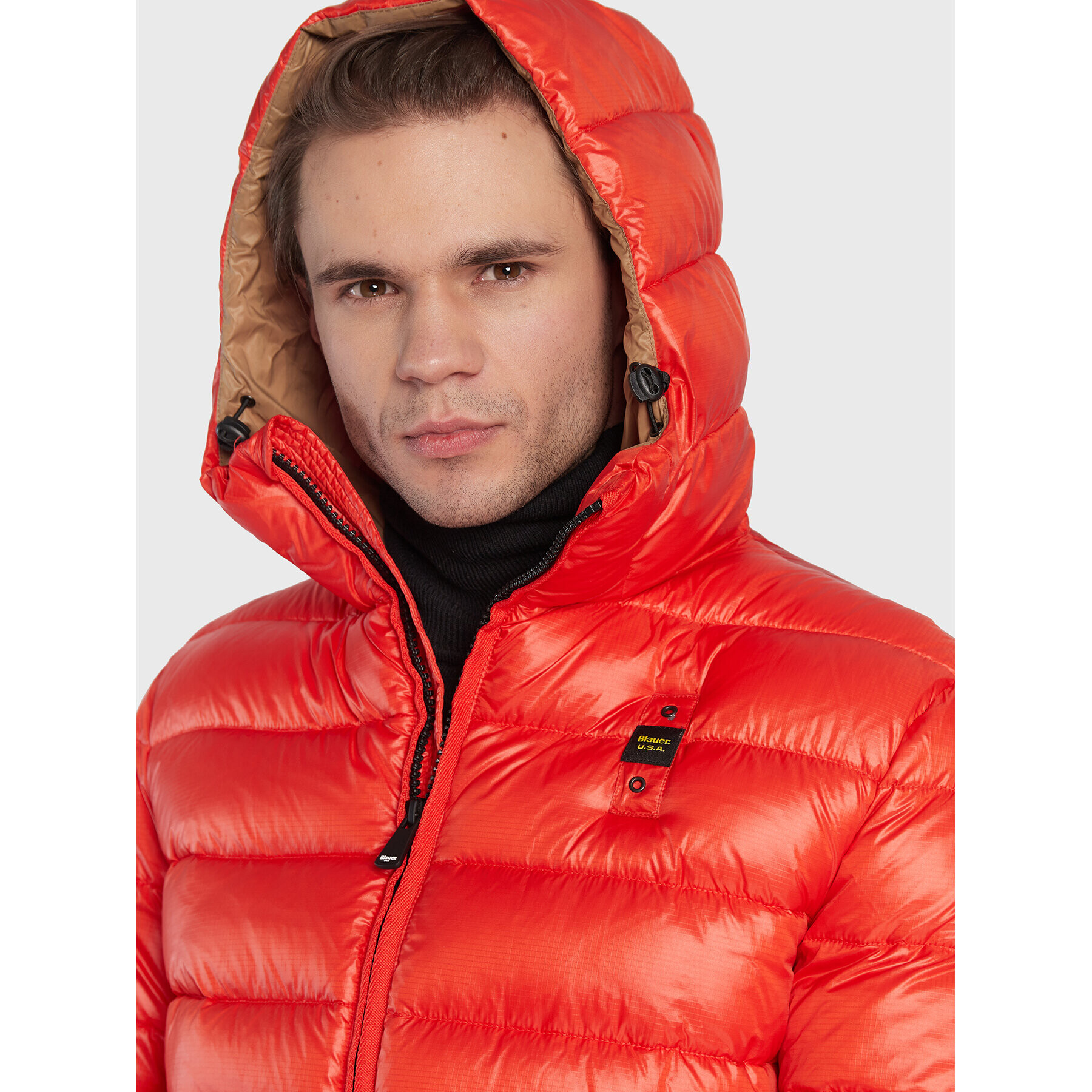 Blauer Vatovaná bunda Virgil 22WBLUC02142 005958 Oranžová Regular Fit - Pepit.cz