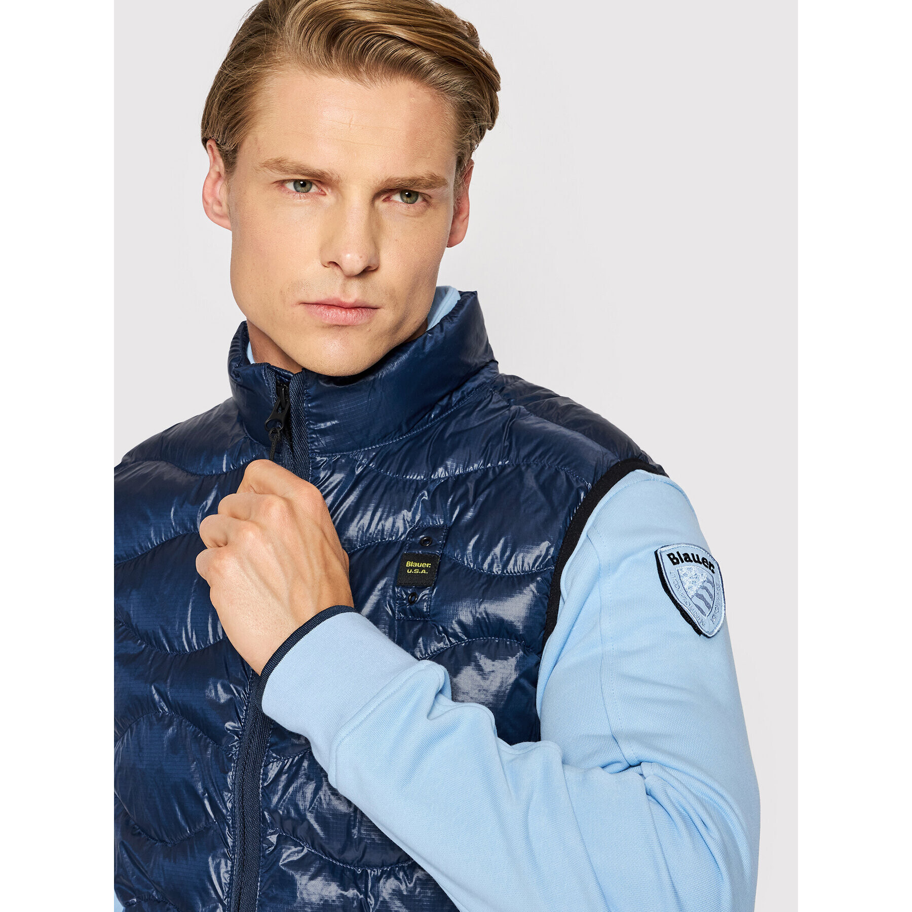 Blauer Vesta Clifton BLUX02045 005958 Tmavomodrá Regular Fit - Pepit.cz