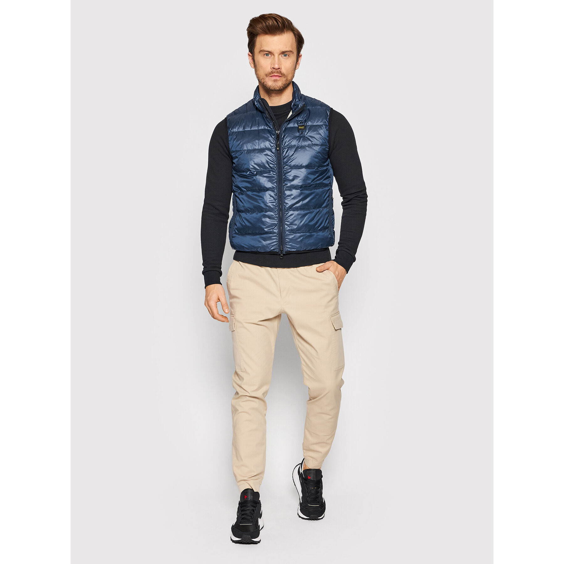 Blauer Vesta Daryl BLUX03040 006235 Tmavomodrá Regular Fit - Pepit.cz