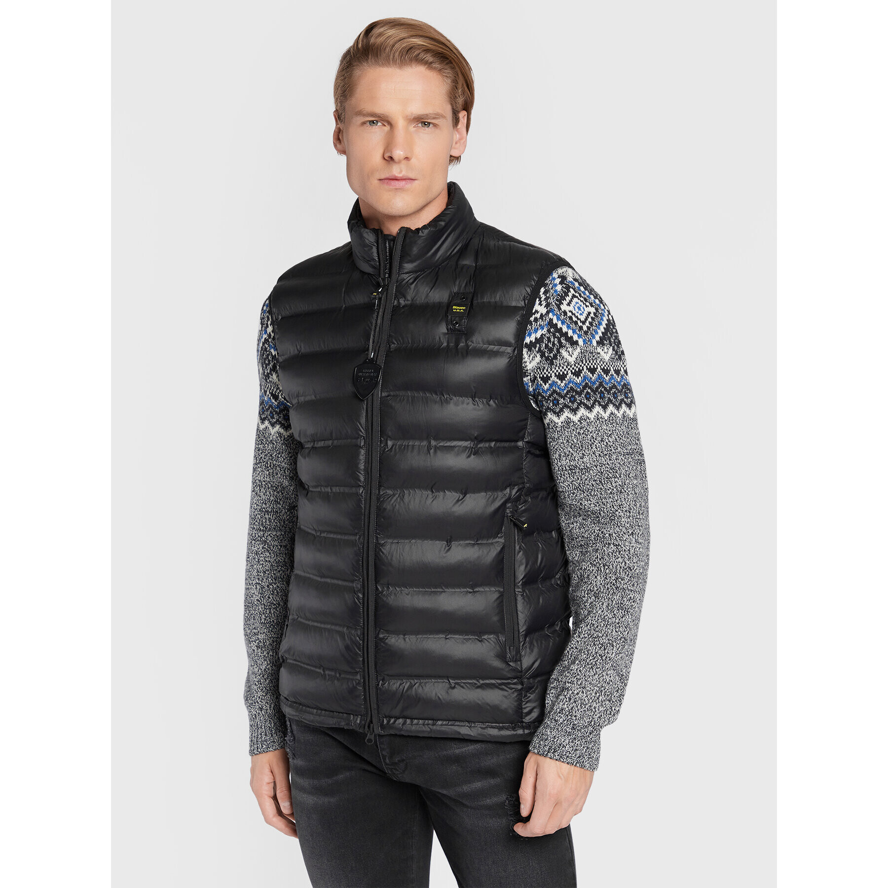 Blauer Vesta Logan BLUX02003 006100 Černá Regular Fit - Pepit.cz