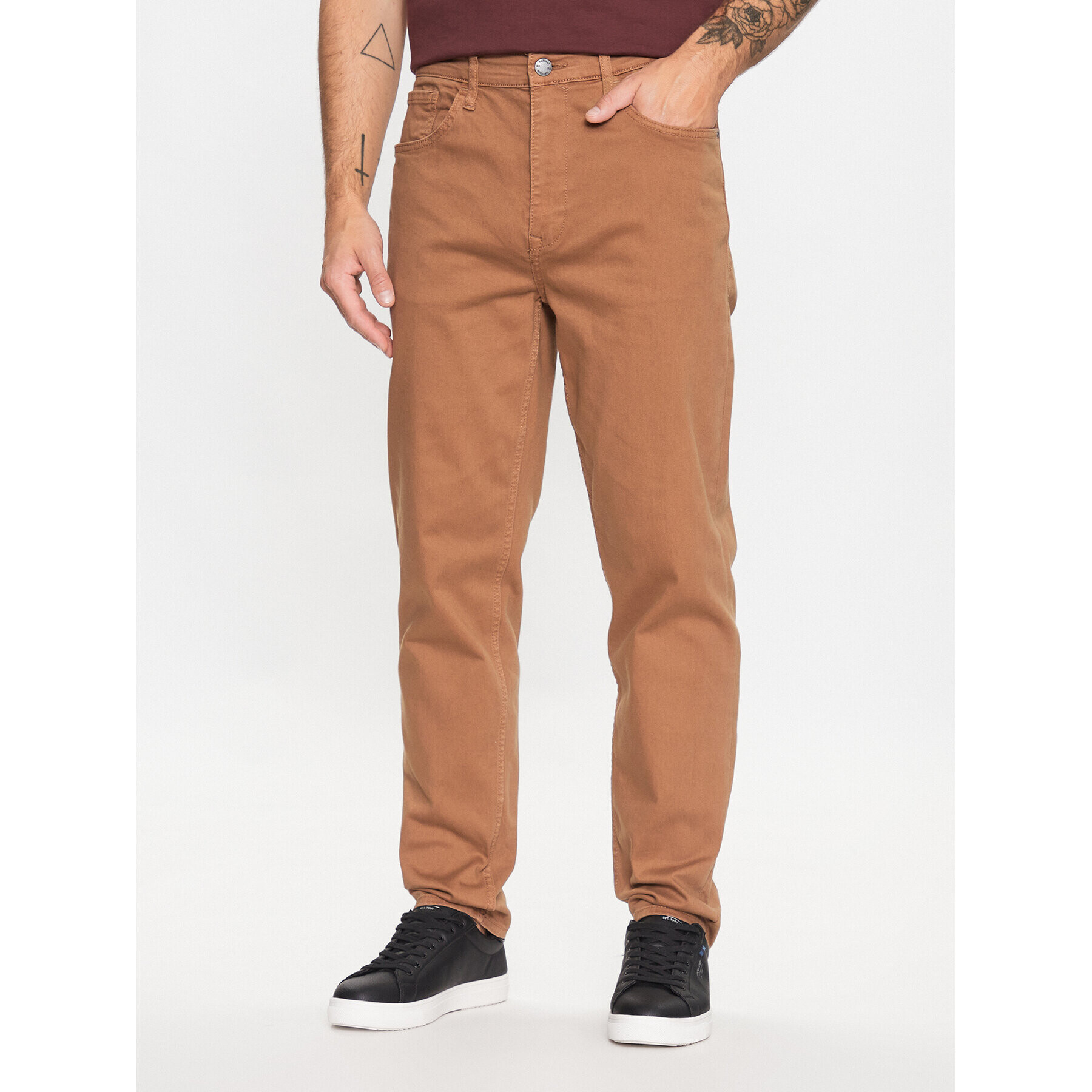 Blend Jeansy 20715087 Hnědá Slim Fit - Pepit.cz