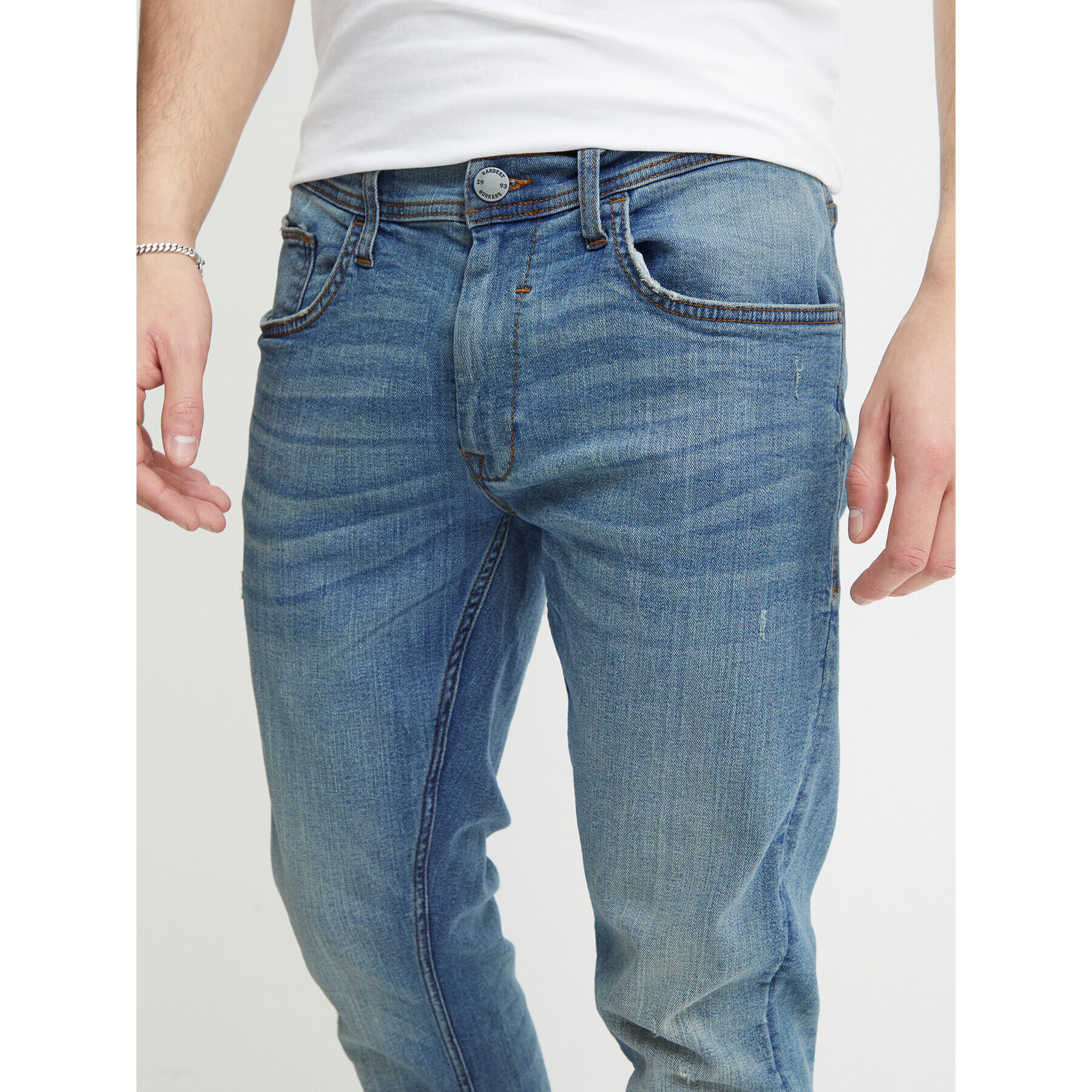 Blend Jeansy 20715404 Modrá Slim Fit - Pepit.cz