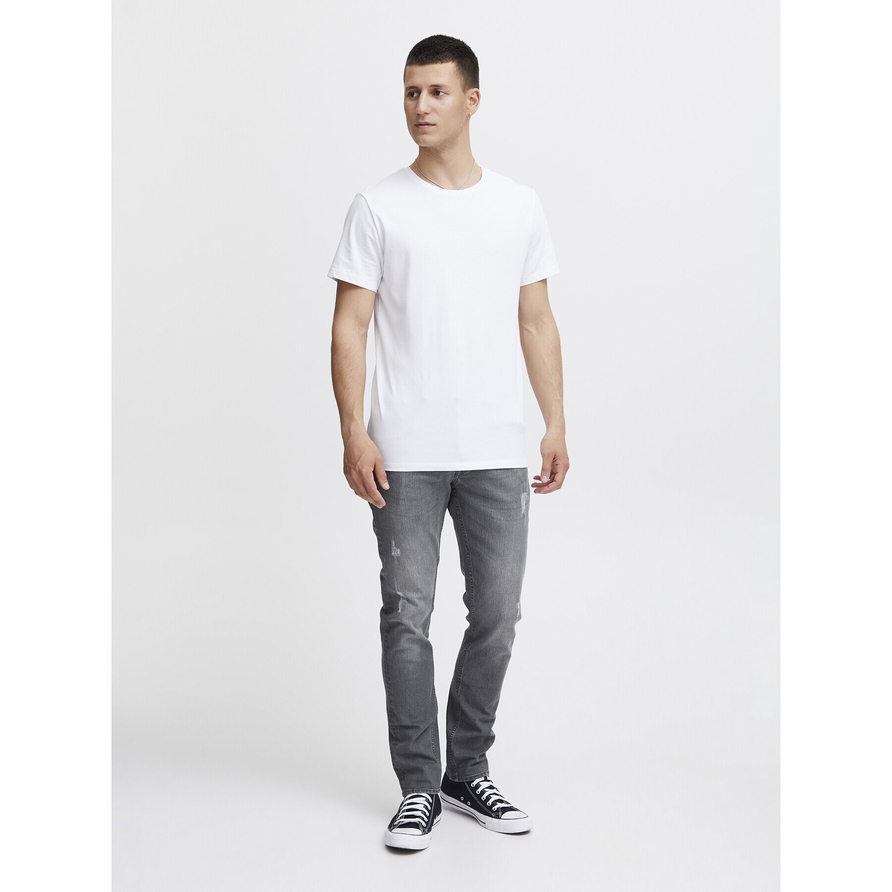 Blend Jeansy 20715706 Šedá Slim Fit - Pepit.cz