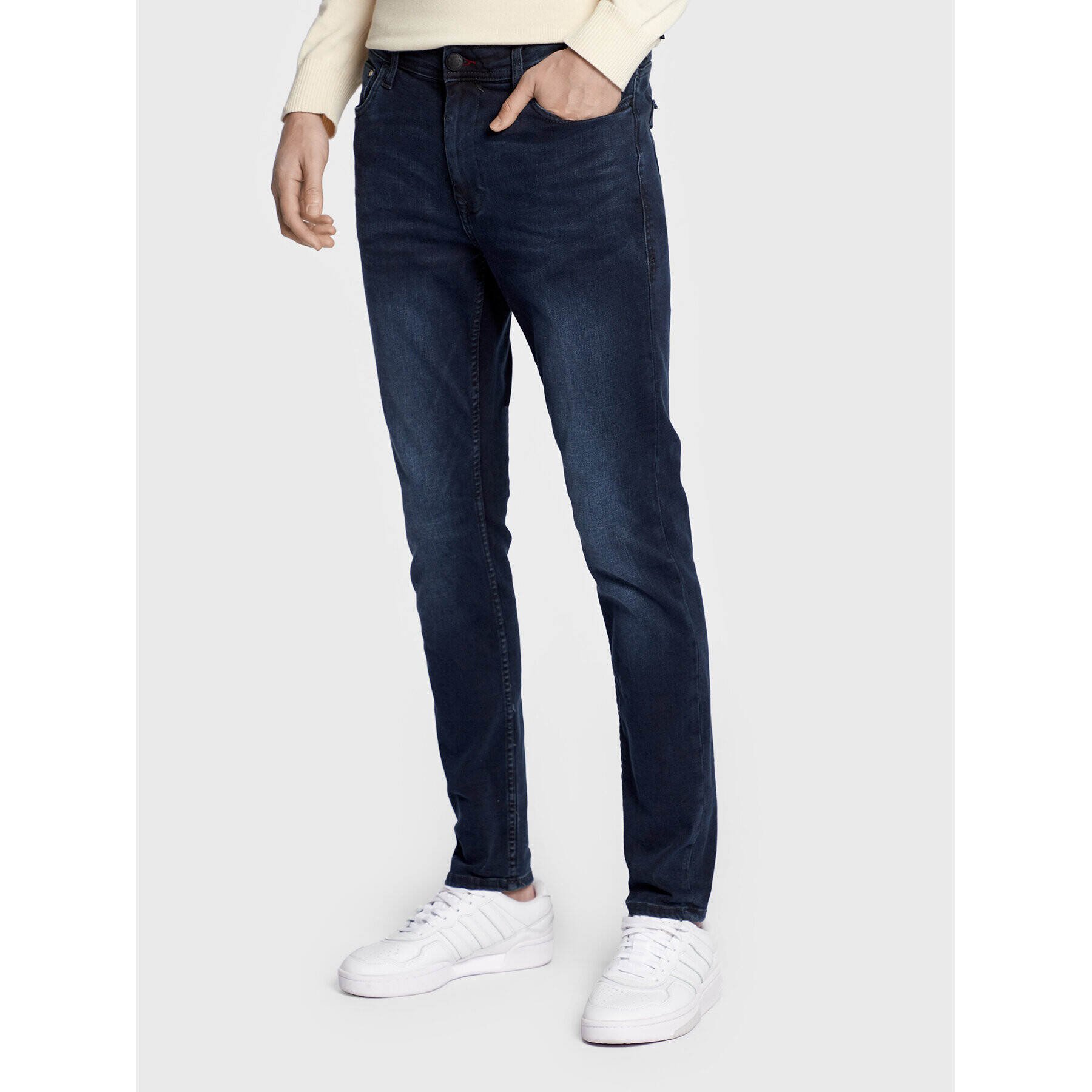 Blend Jeansy Echo 20708513 Tmavomodrá Skinny Fit - Pepit.cz