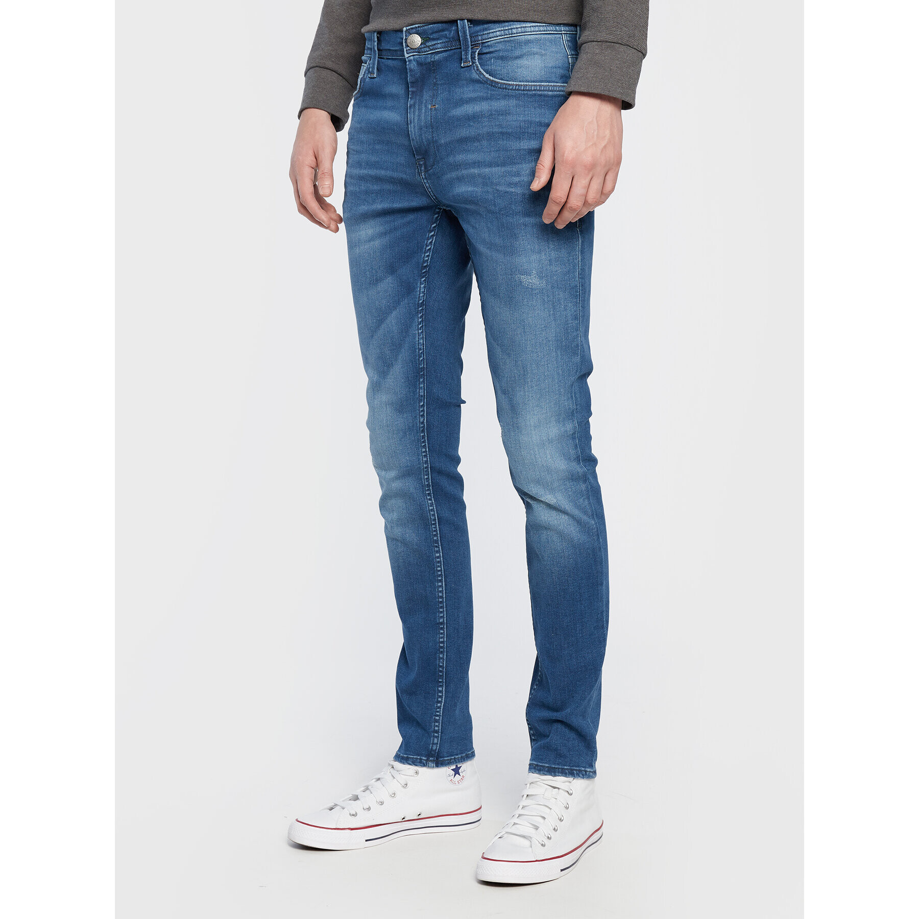 Blend Jeansy Echo 20710666 Modrá Skinny Fit - Pepit.cz